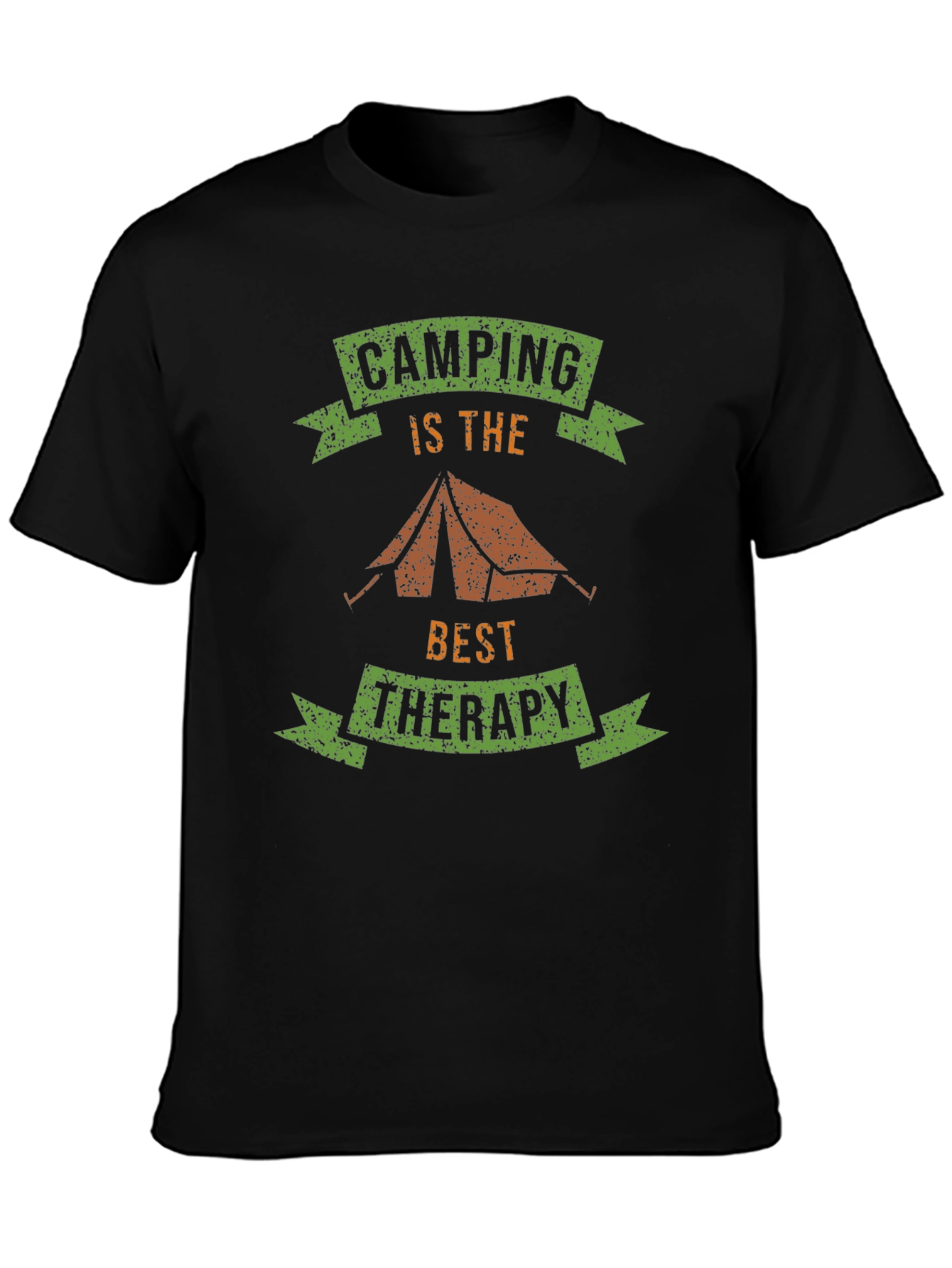 Camping is Therapy T-Shirt - Outdoor Adventure Tee