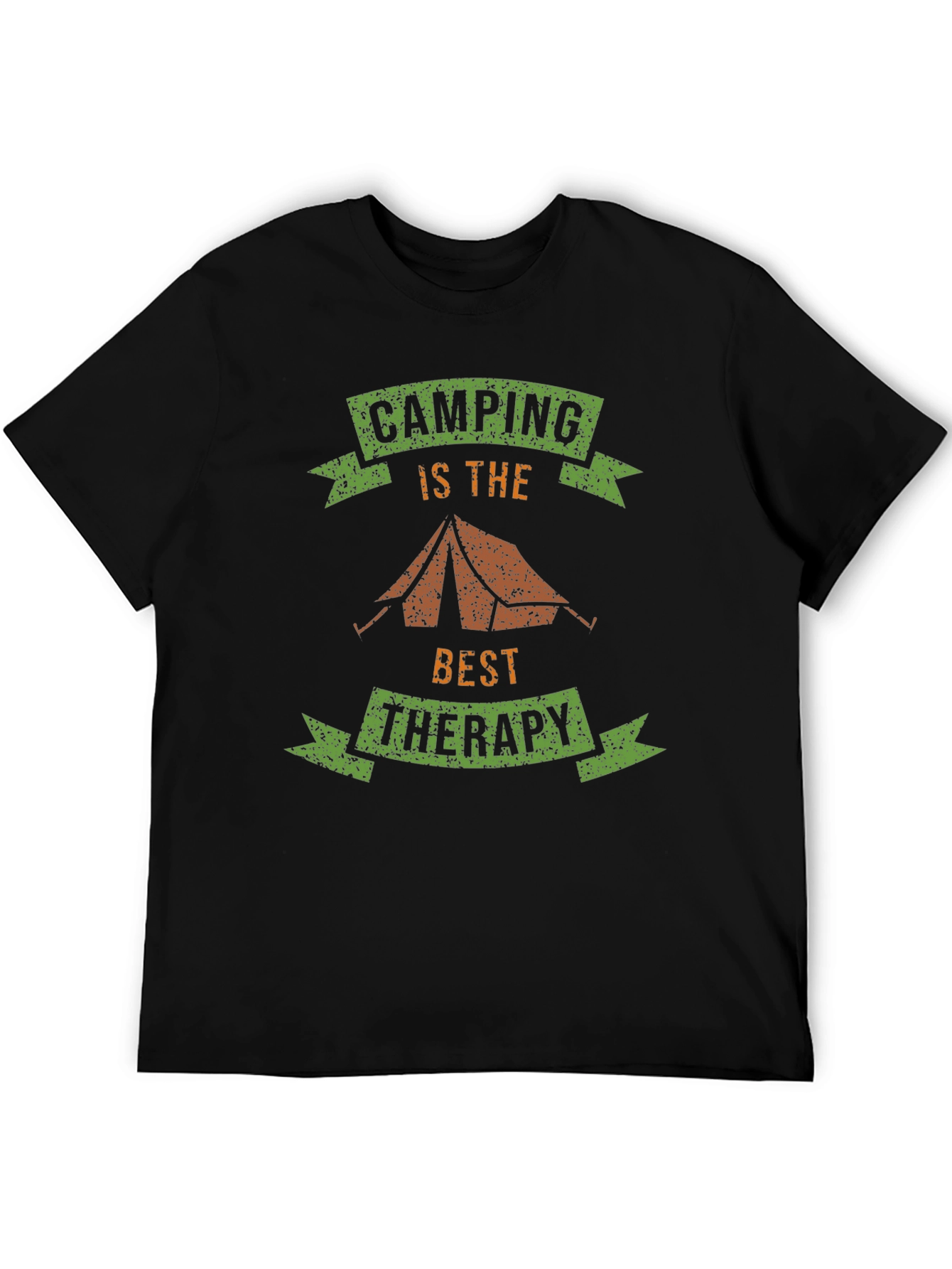 Camping is Therapy T-Shirt - Outdoor Adventure Tee