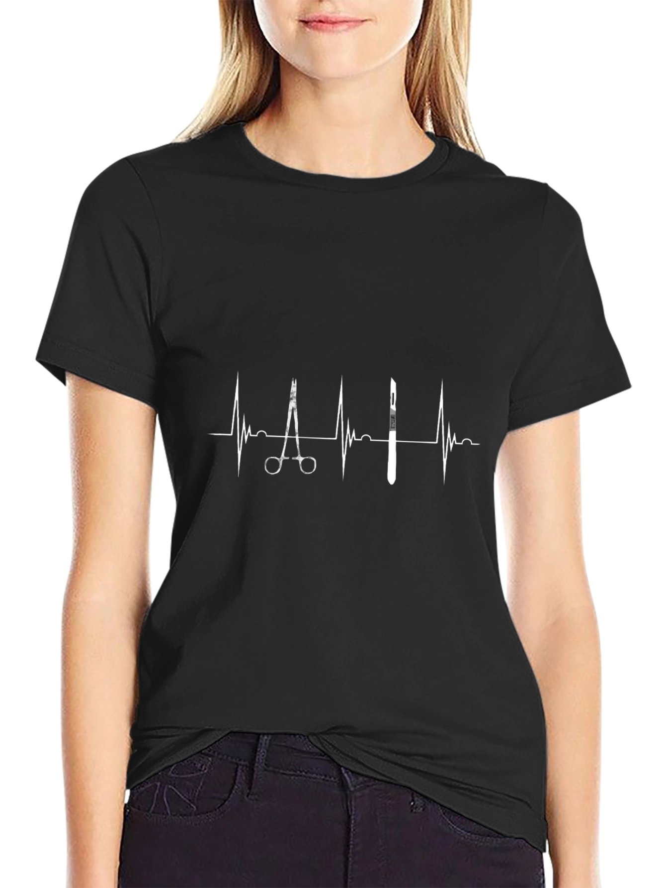 Surgeon Heartbeat T-Shirt - Medical Novelty Tee
