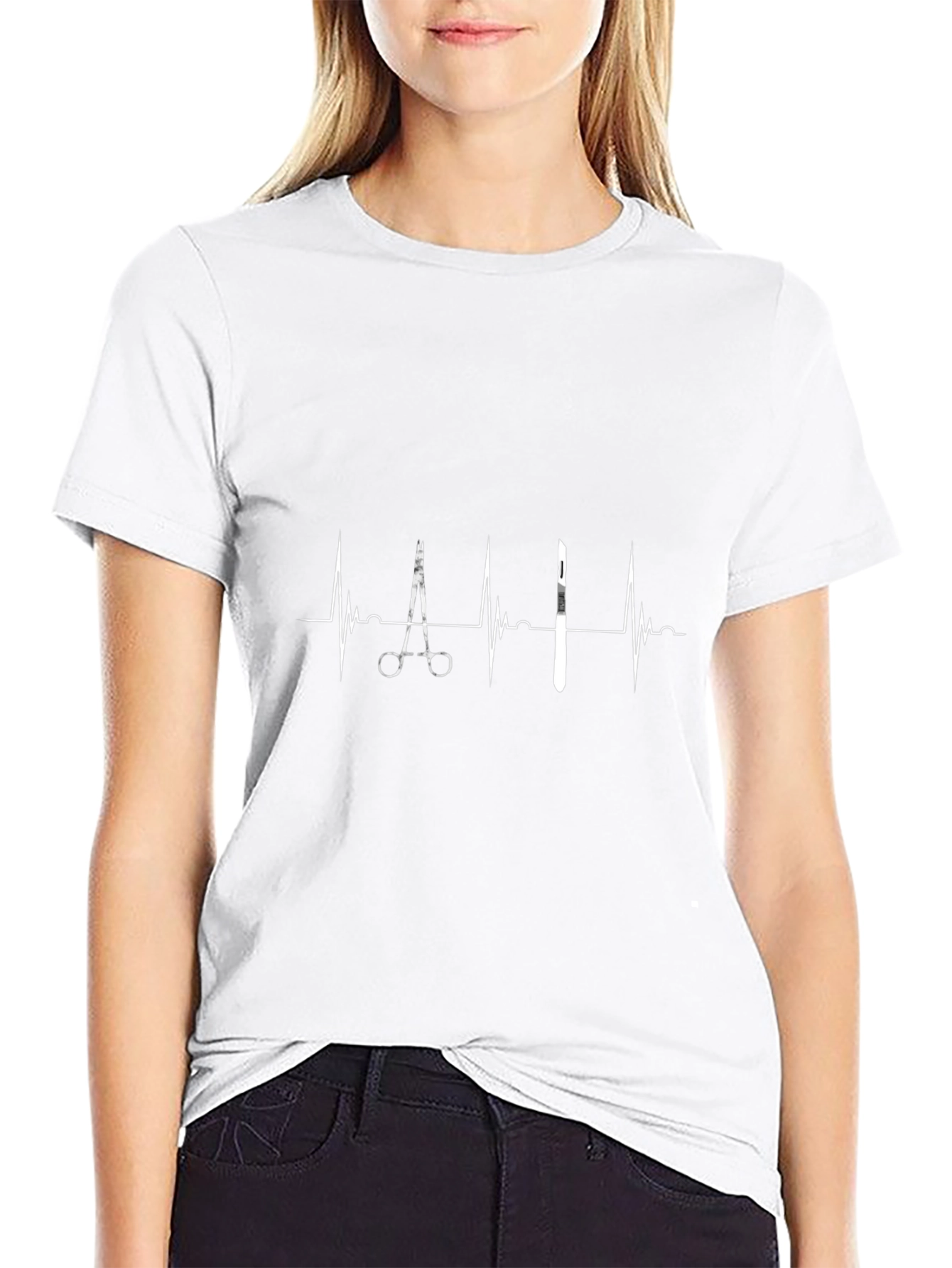 Surgeon Heartbeat T-Shirt - Medical Novelty Tee