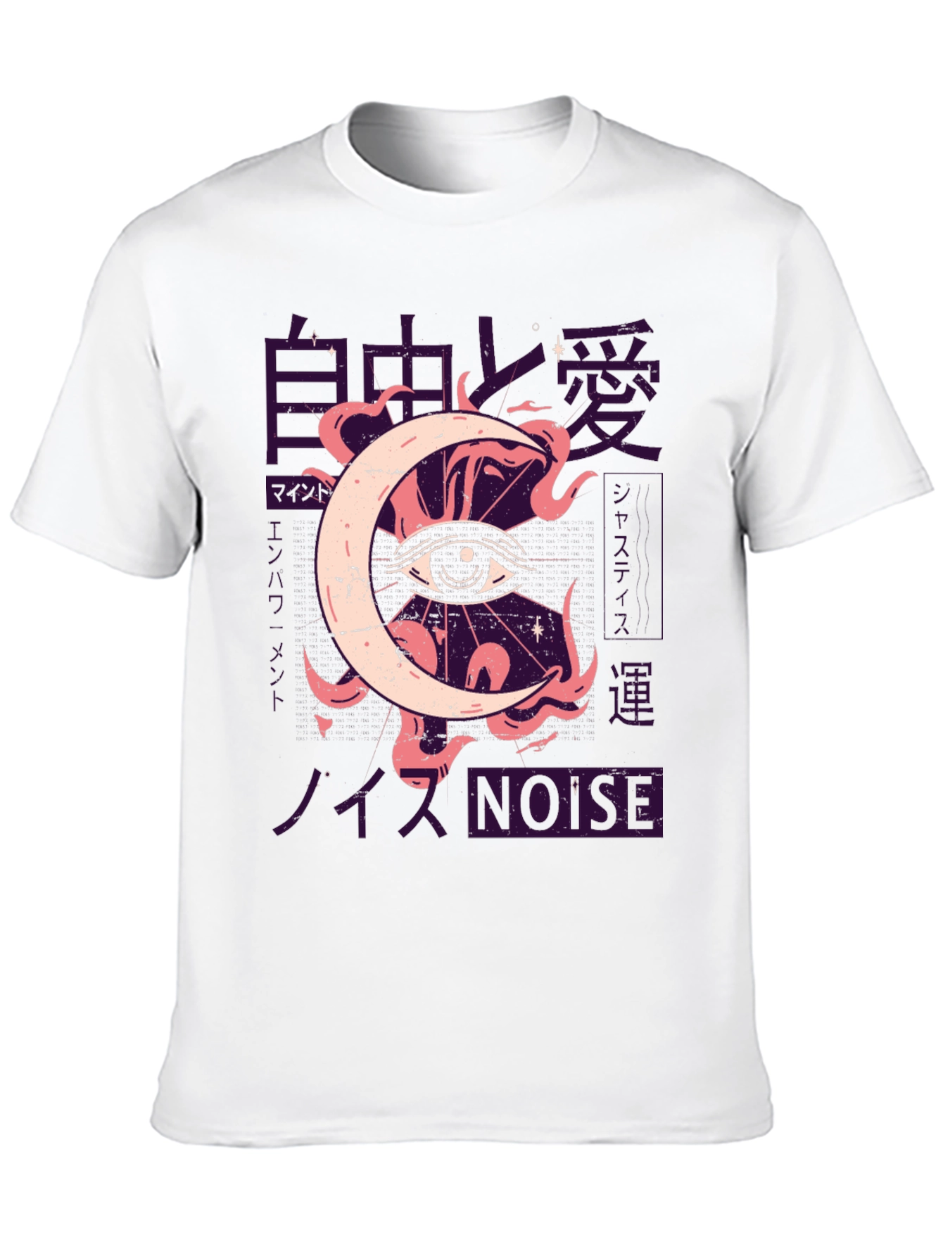 Eye Moon Graphic Tee - Black T-Shirt