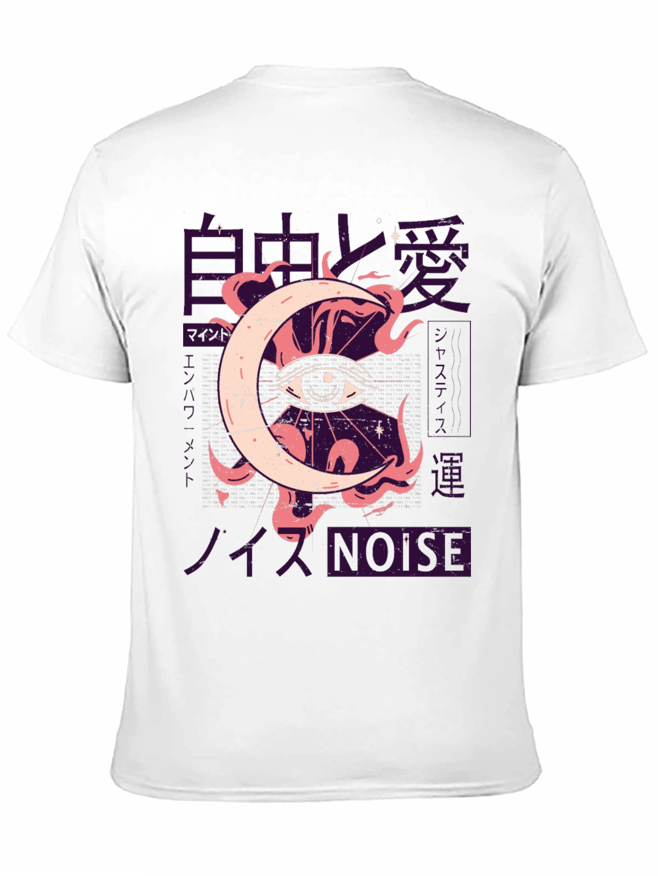 Eye Moon Graphic Tee - Black T-Shirt