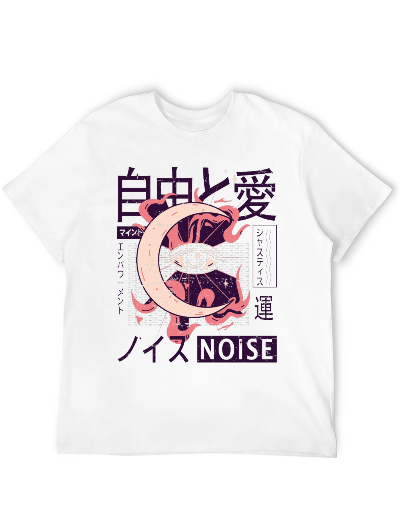 Eye Moon Graphic Tee - Black T-Shirt