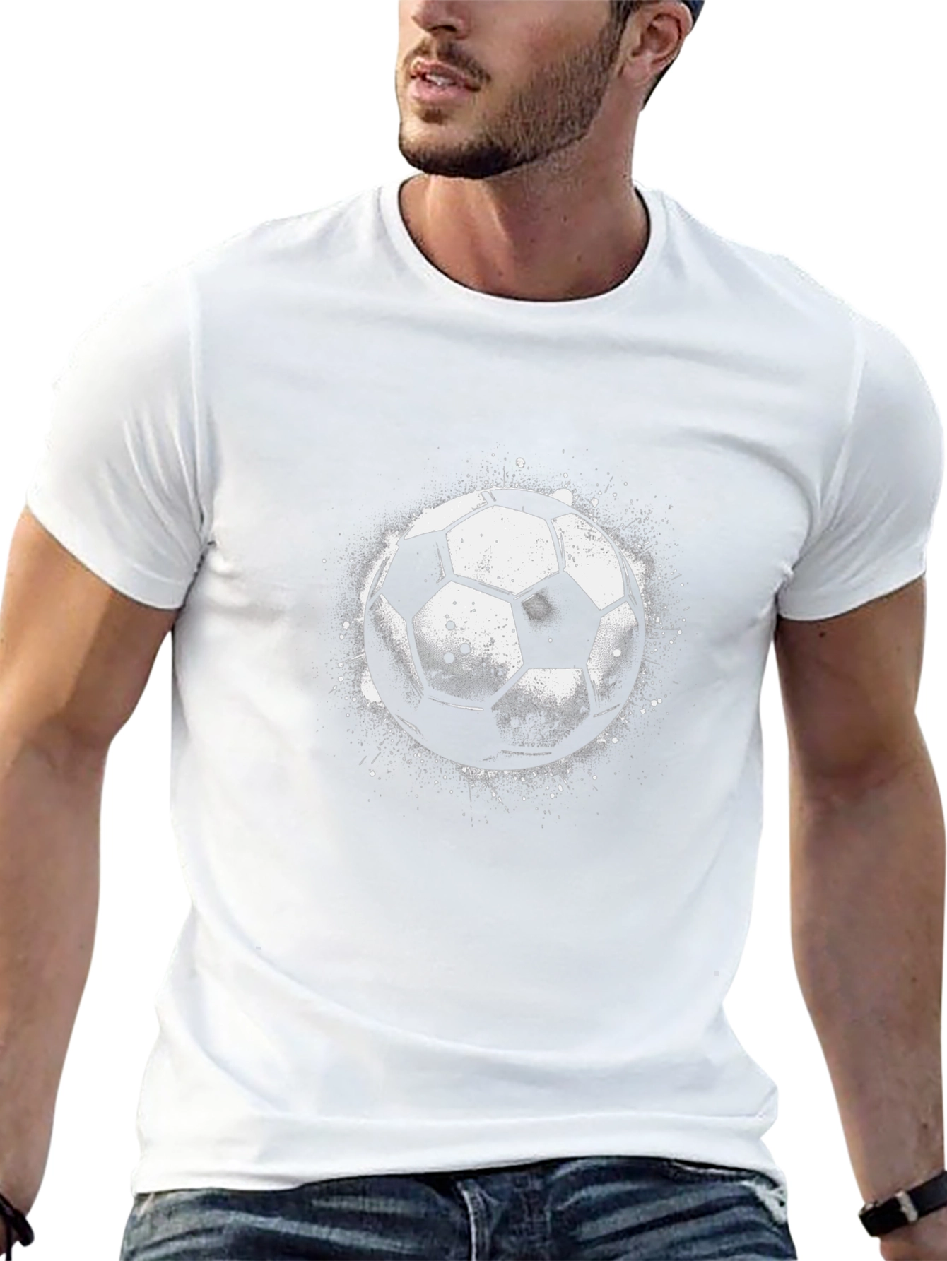 Soccer Ball Graphic T-Shirt