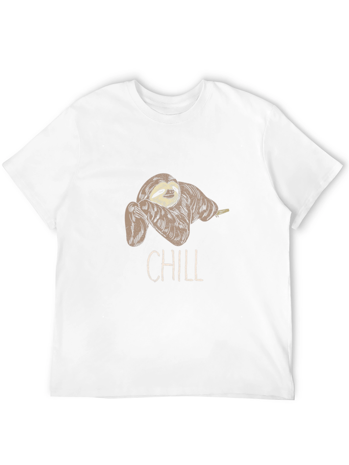 Chill Sloth Graphic Tee - Relaxed Fit