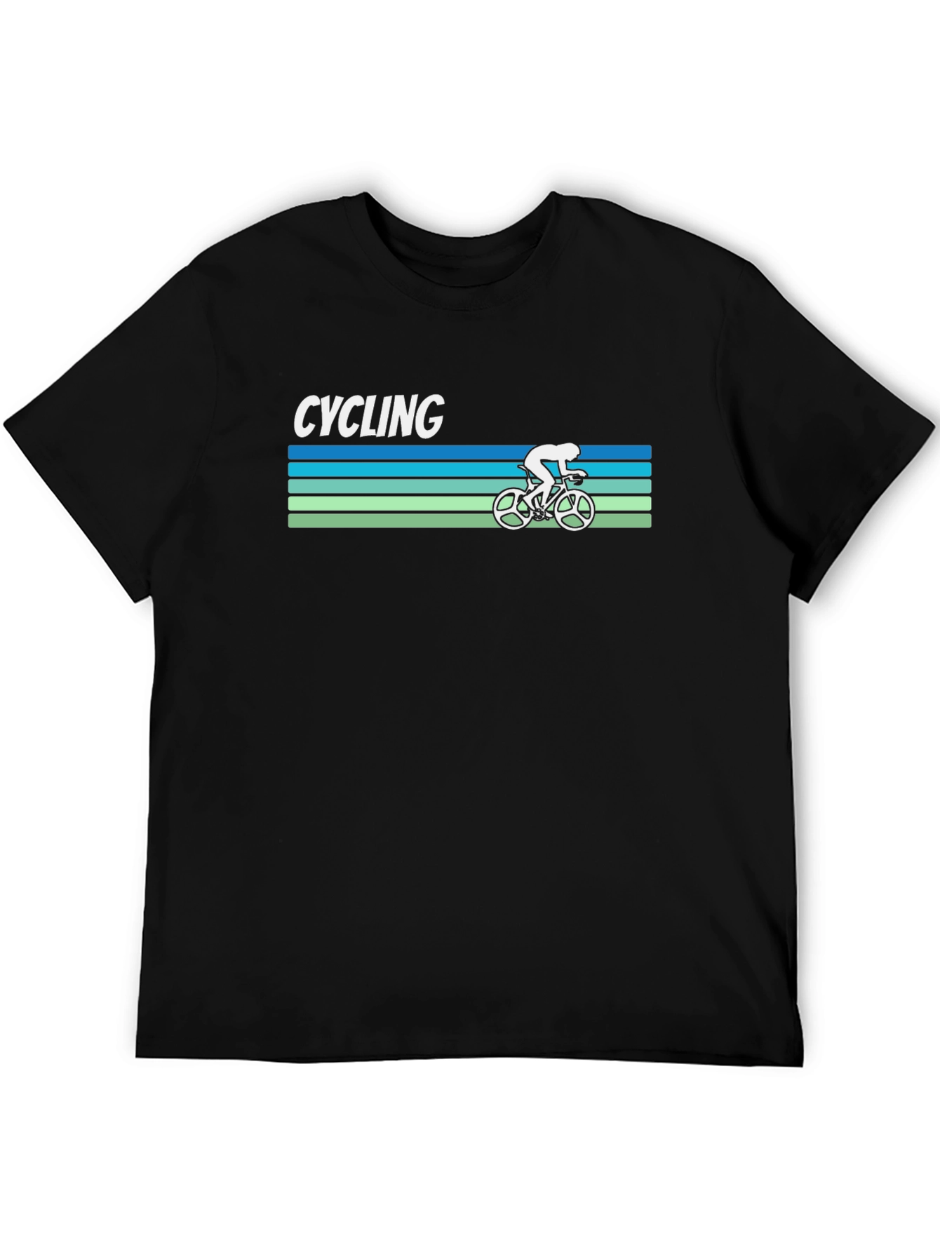 Cycling Retro T-Shirt - Stylish Rider Design