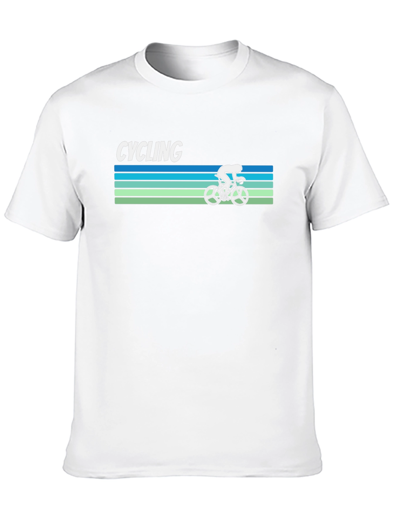 Cycling Retro T-Shirt - Stylish Rider Design