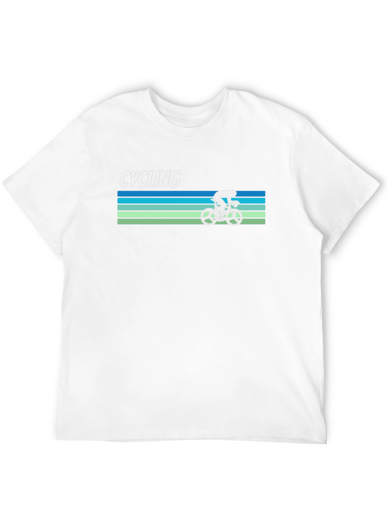 Cycling Retro T-Shirt - Stylish Rider Design