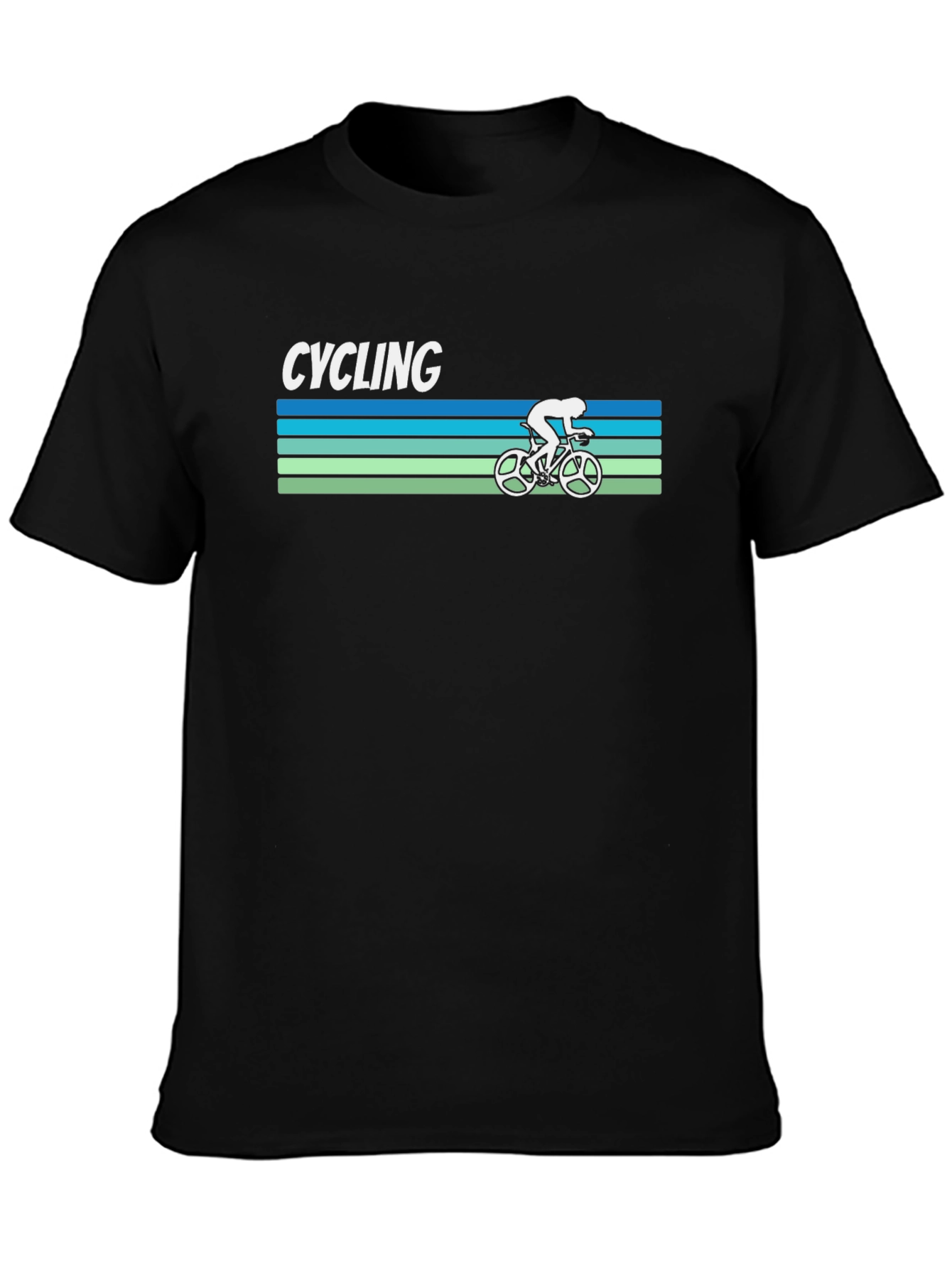 Cycling Retro T-Shirt - Stylish Rider Design