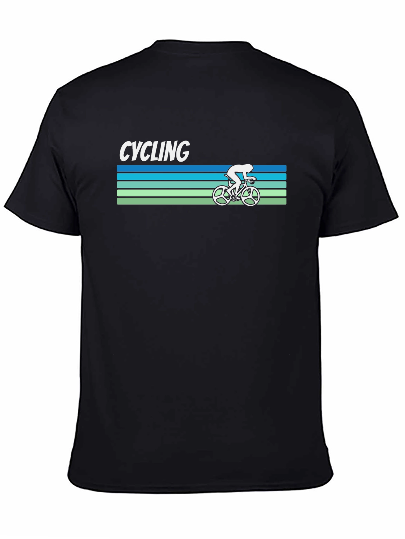 Cycling Retro T-Shirt - Stylish Rider Design