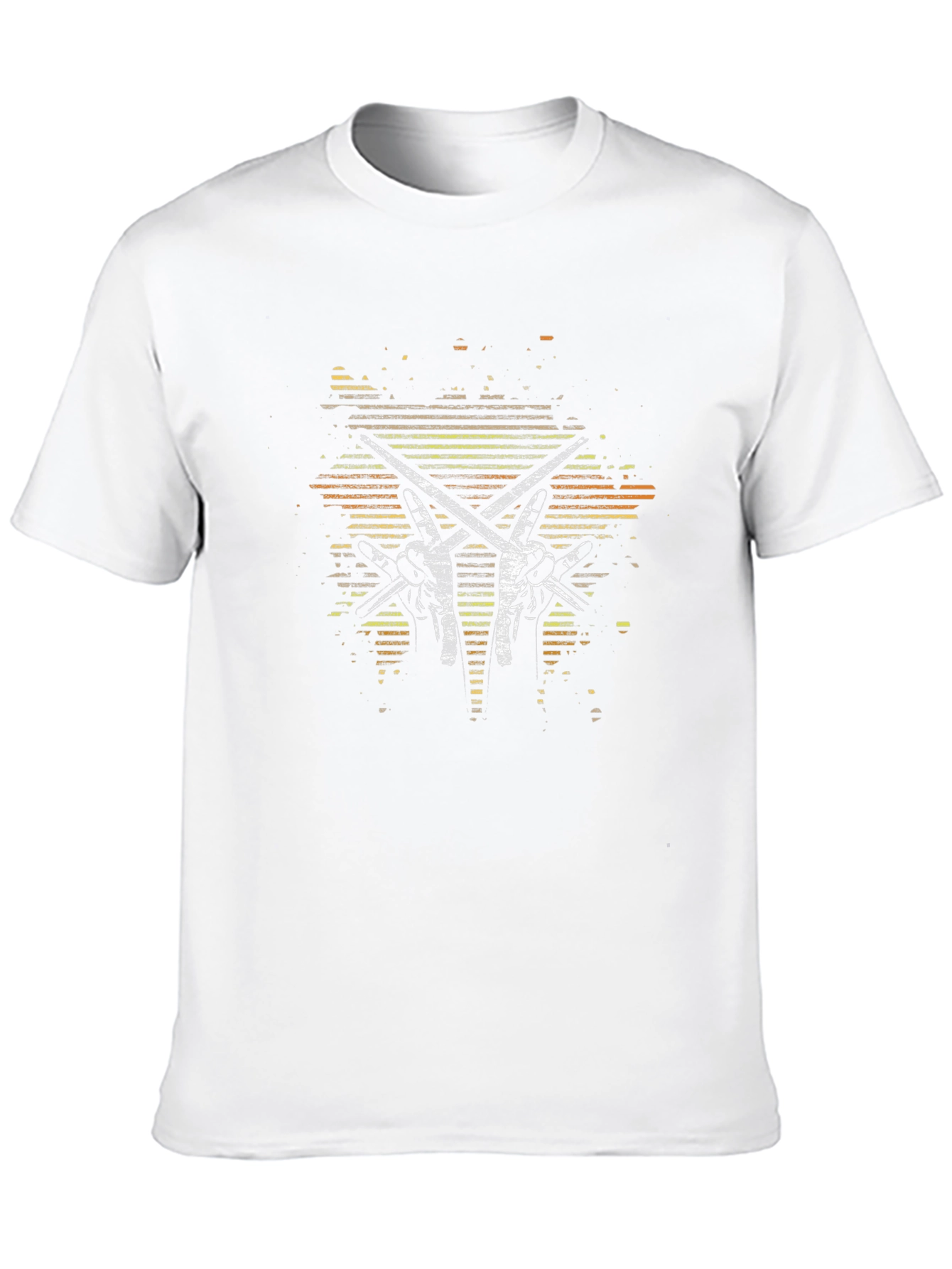 Drummers Rock Hand T-Shirt - Black