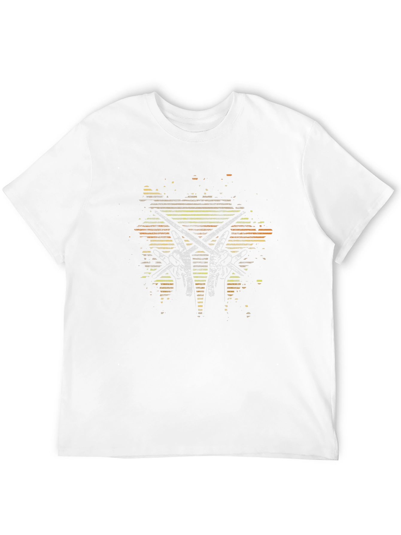 Drummers Rock Hand T-Shirt - Black