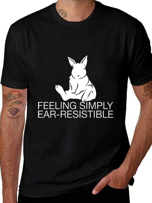 Ear-Resistible Bunny Graphic Tee