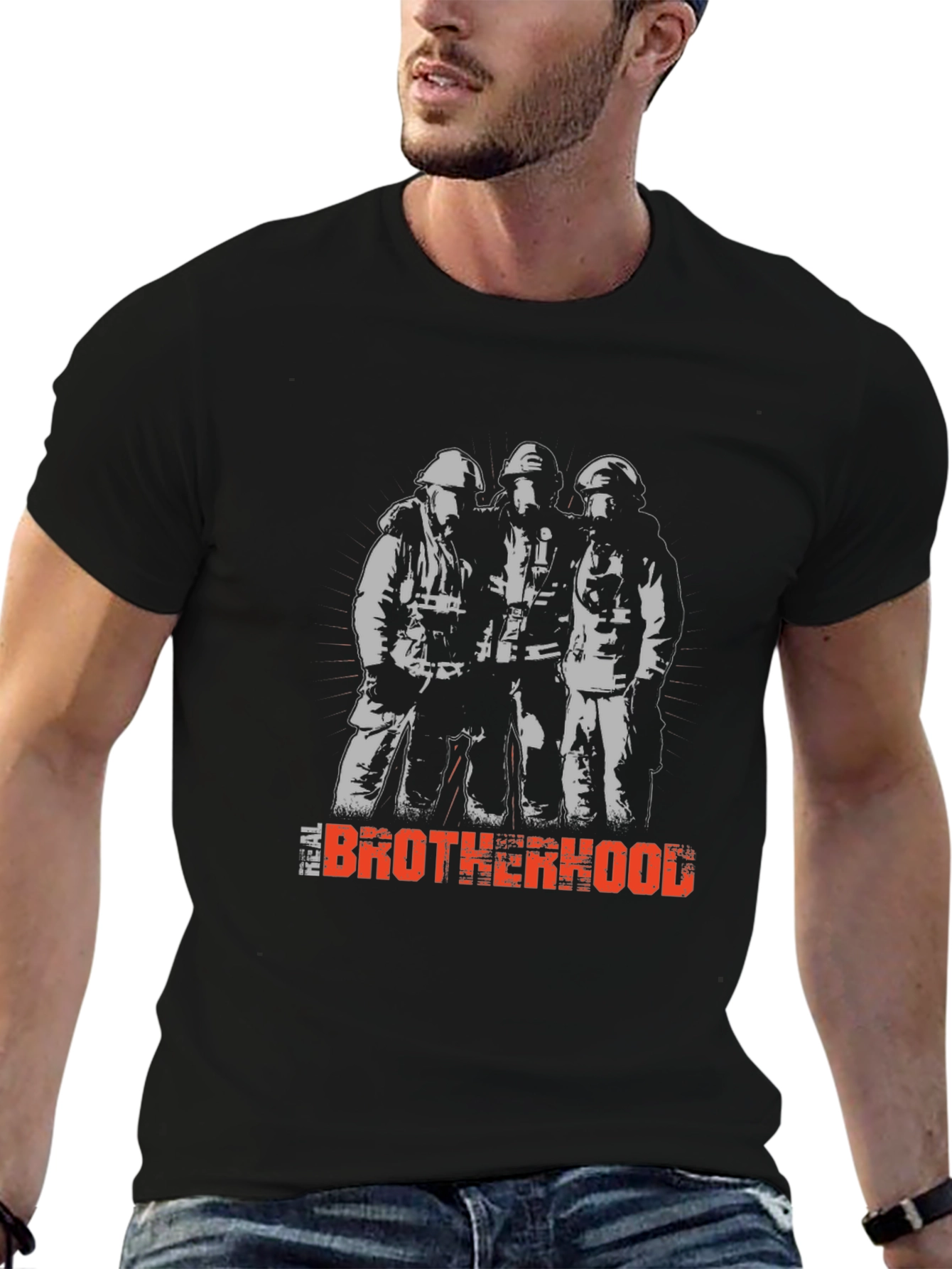Brotherhood Firefighter Graphic Tee