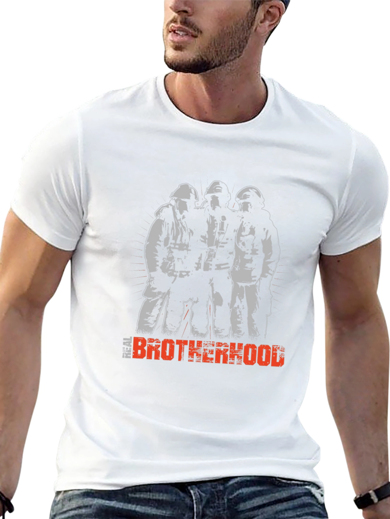 Brotherhood Firefighter Graphic Tee