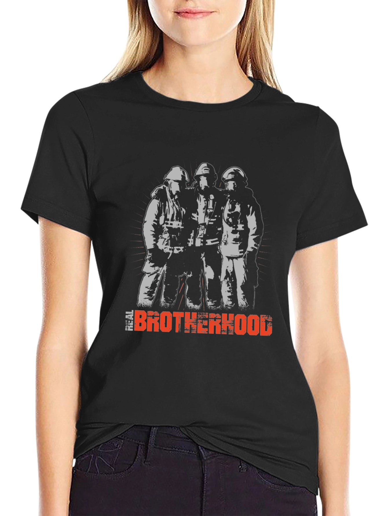 Brotherhood Firefighter Graphic Tee