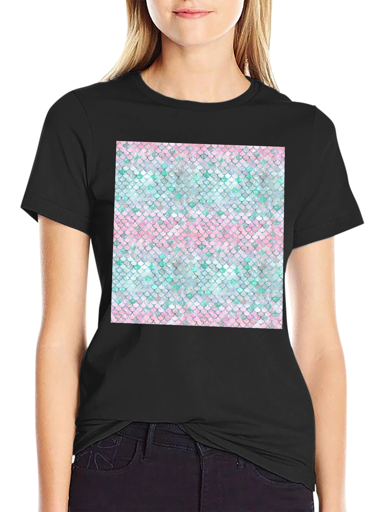 Scales Pattern T-Shirt