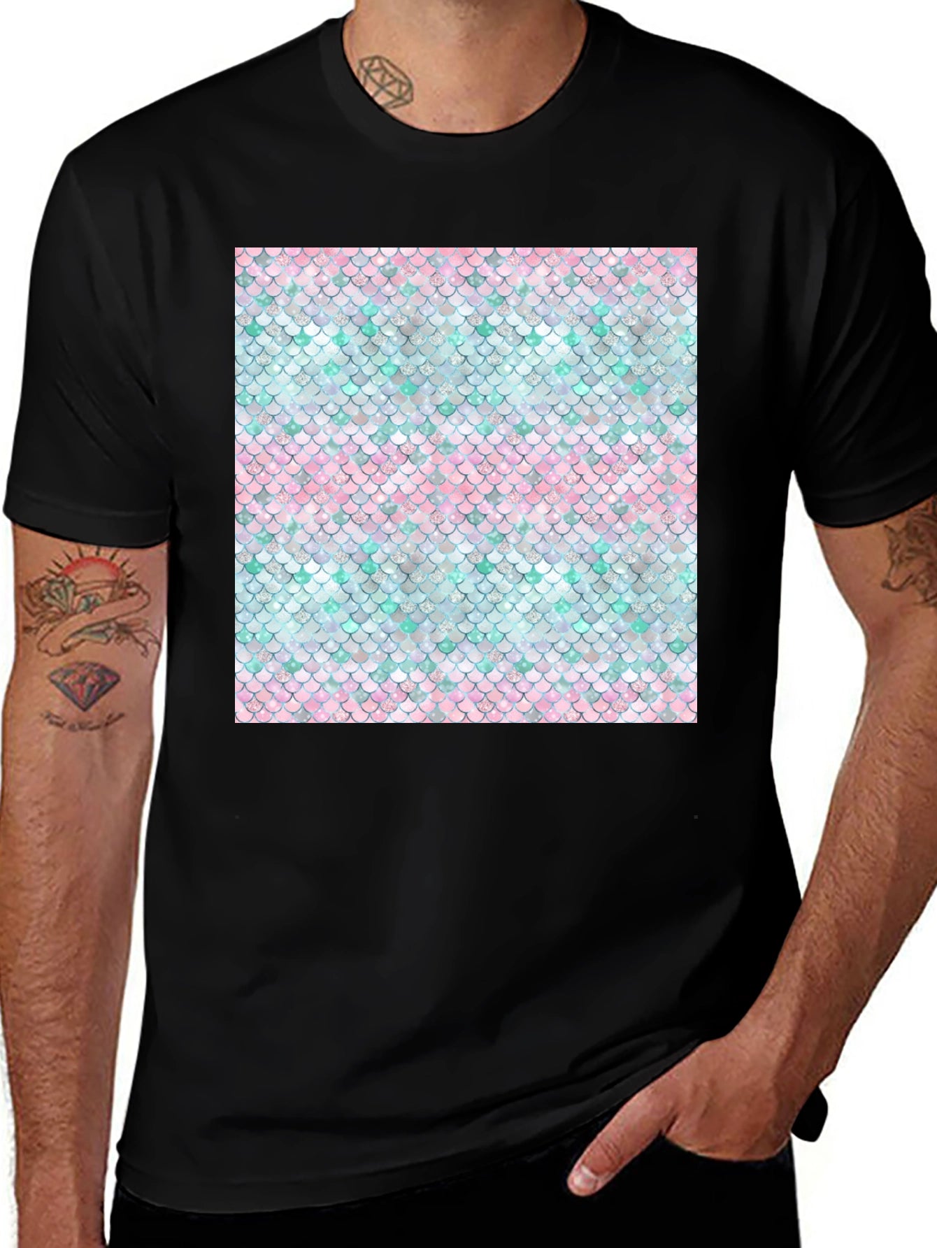 Scales Pattern T-Shirt