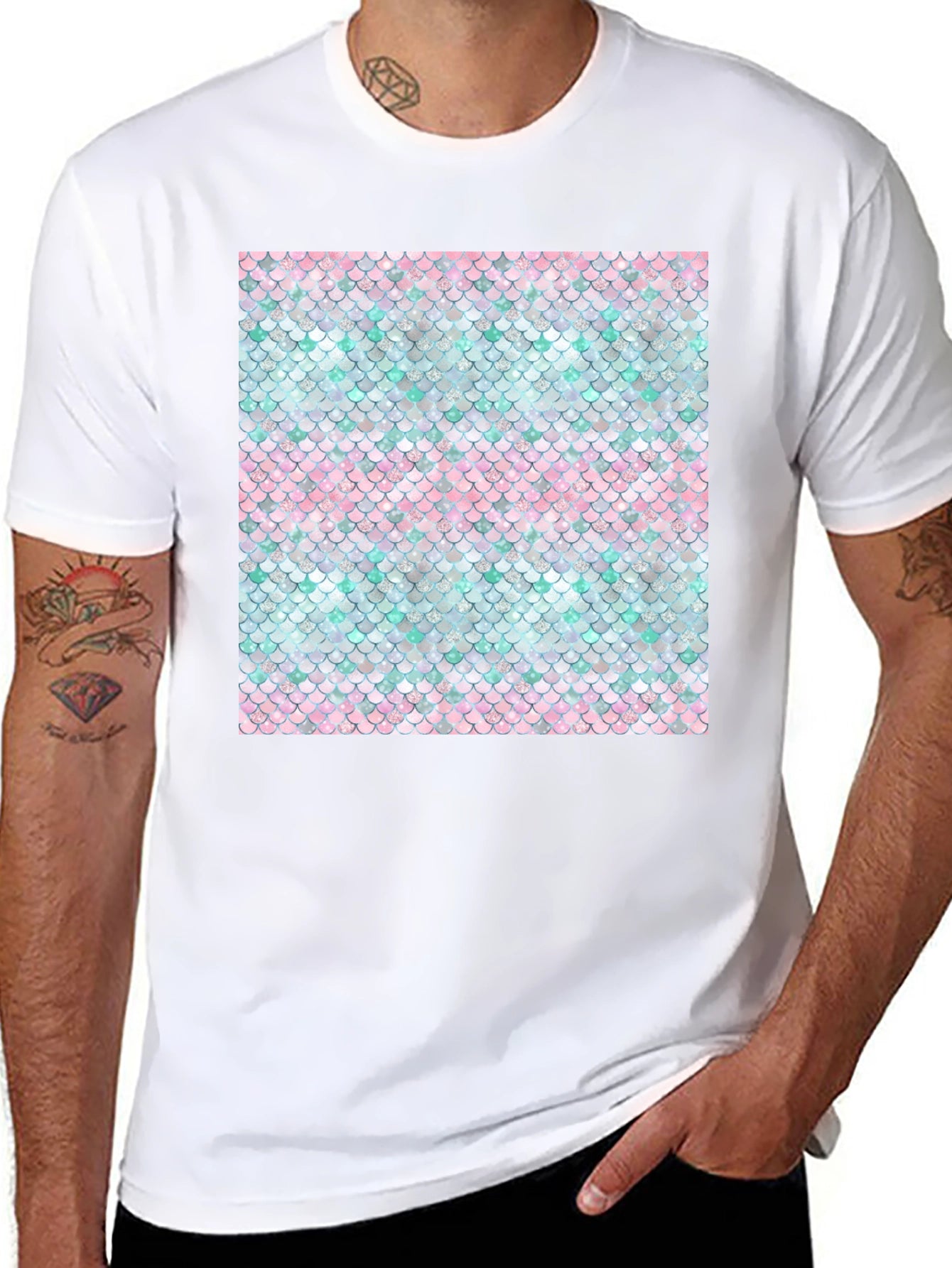 Scales Pattern T-Shirt
