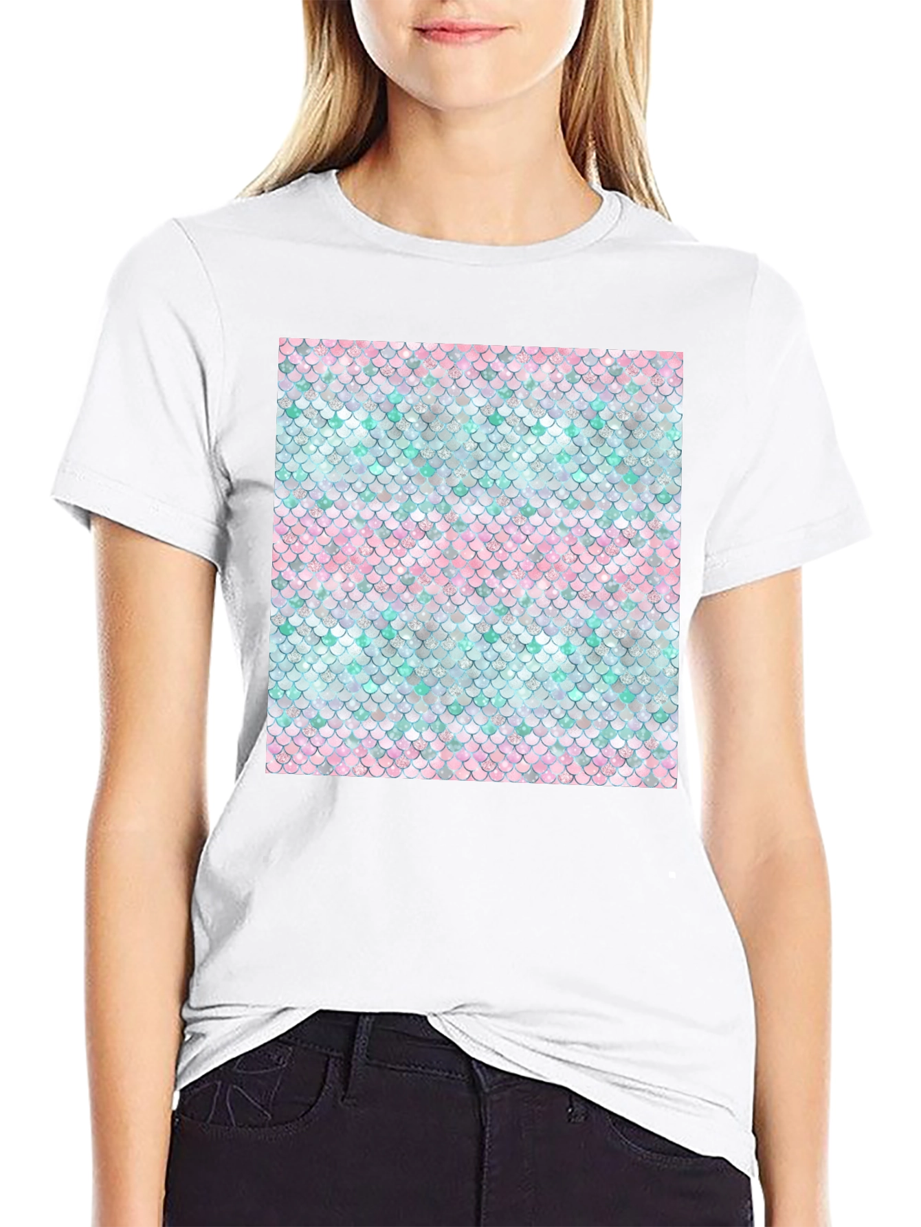 Scales Pattern T-Shirt