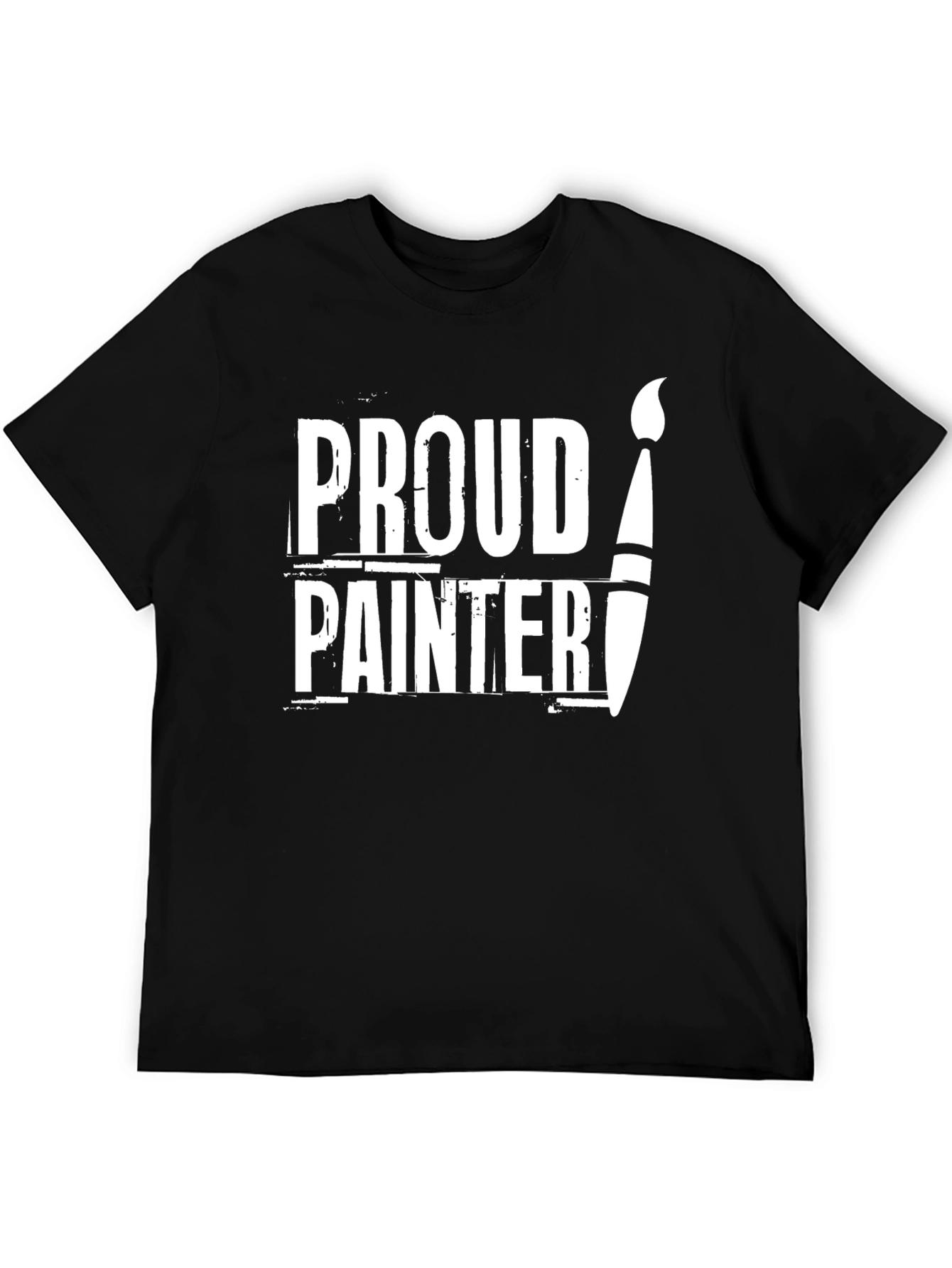 Proud Painter T-Shirt - Artistic Crew Neck Tee