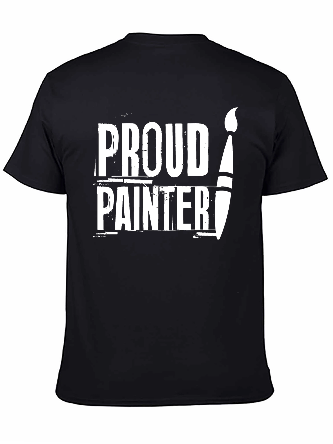 Proud Painter T-Shirt - Artistic Crew Neck Tee