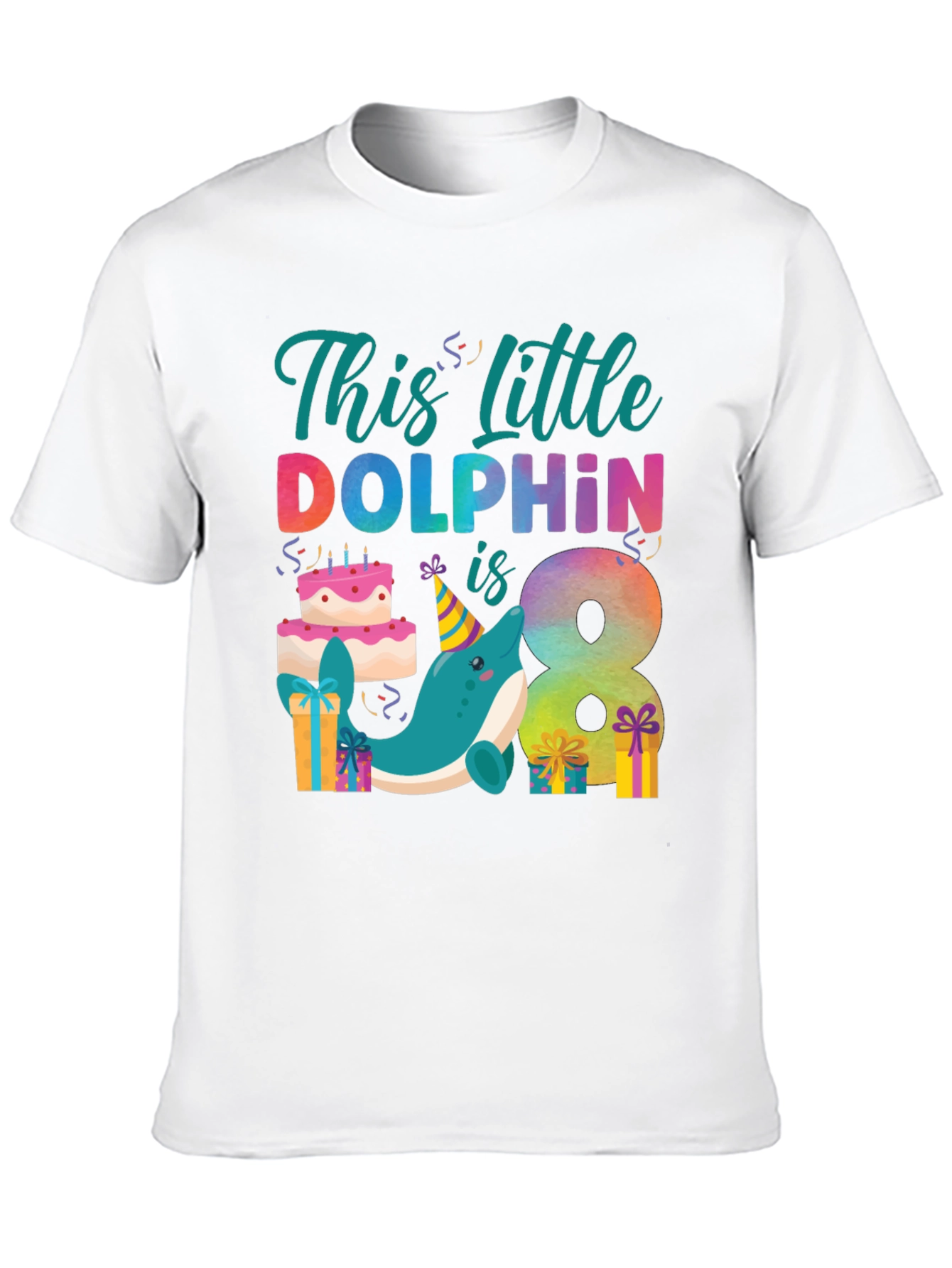 Dolphin 8th Birthday T-Shirt