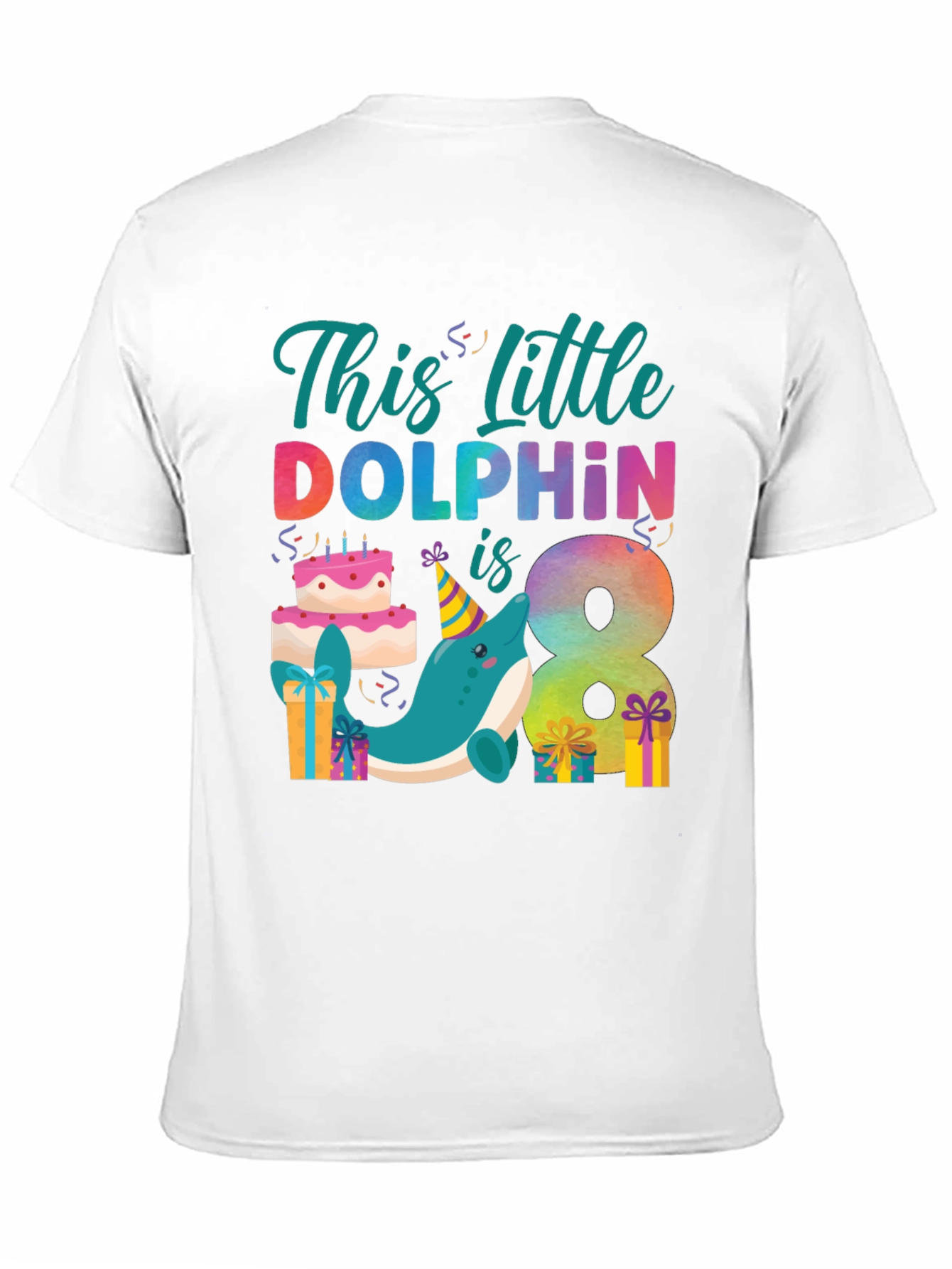 Dolphin 8th Birthday T-Shirt