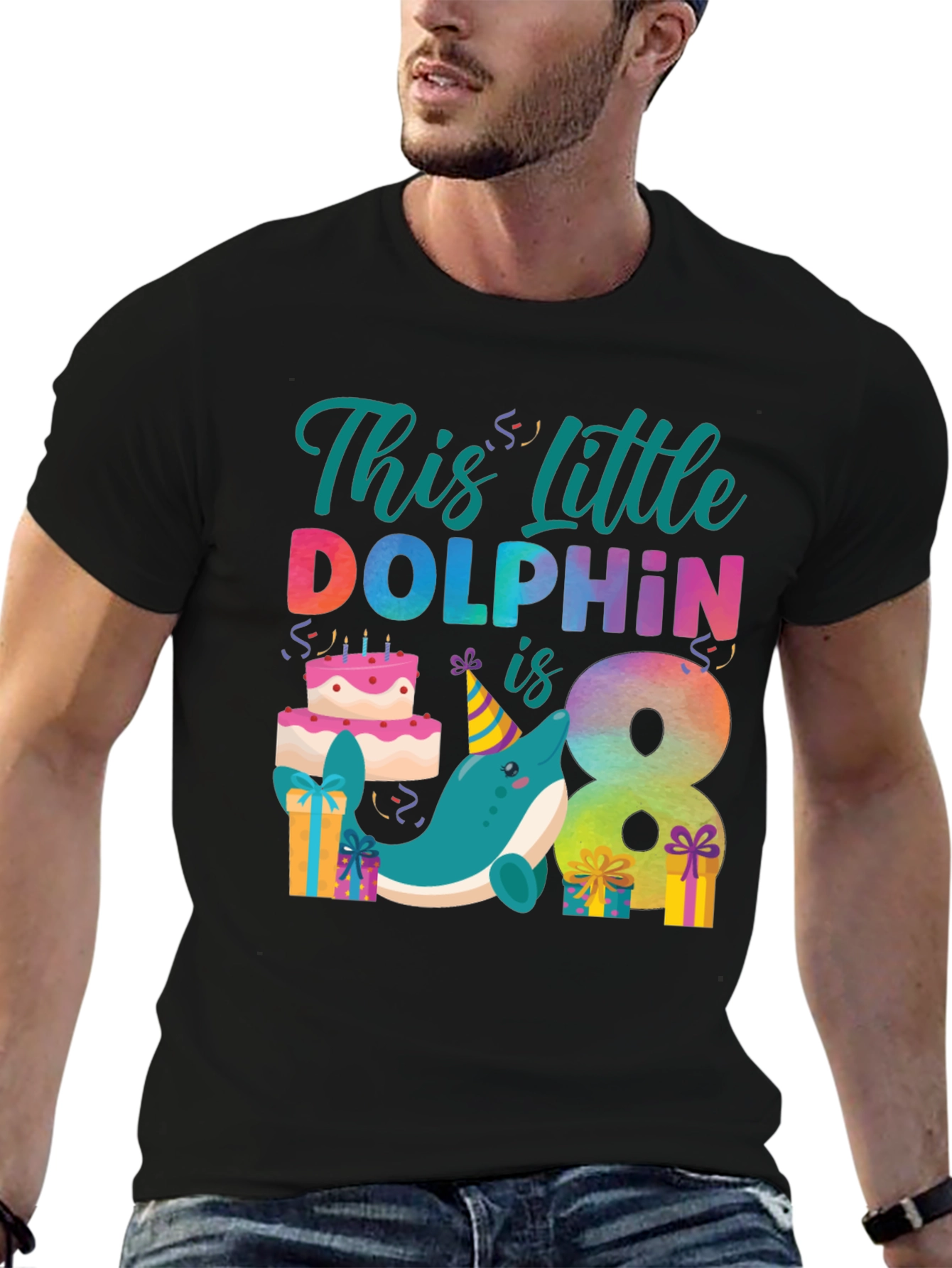 Dolphin 8th Birthday T-Shirt