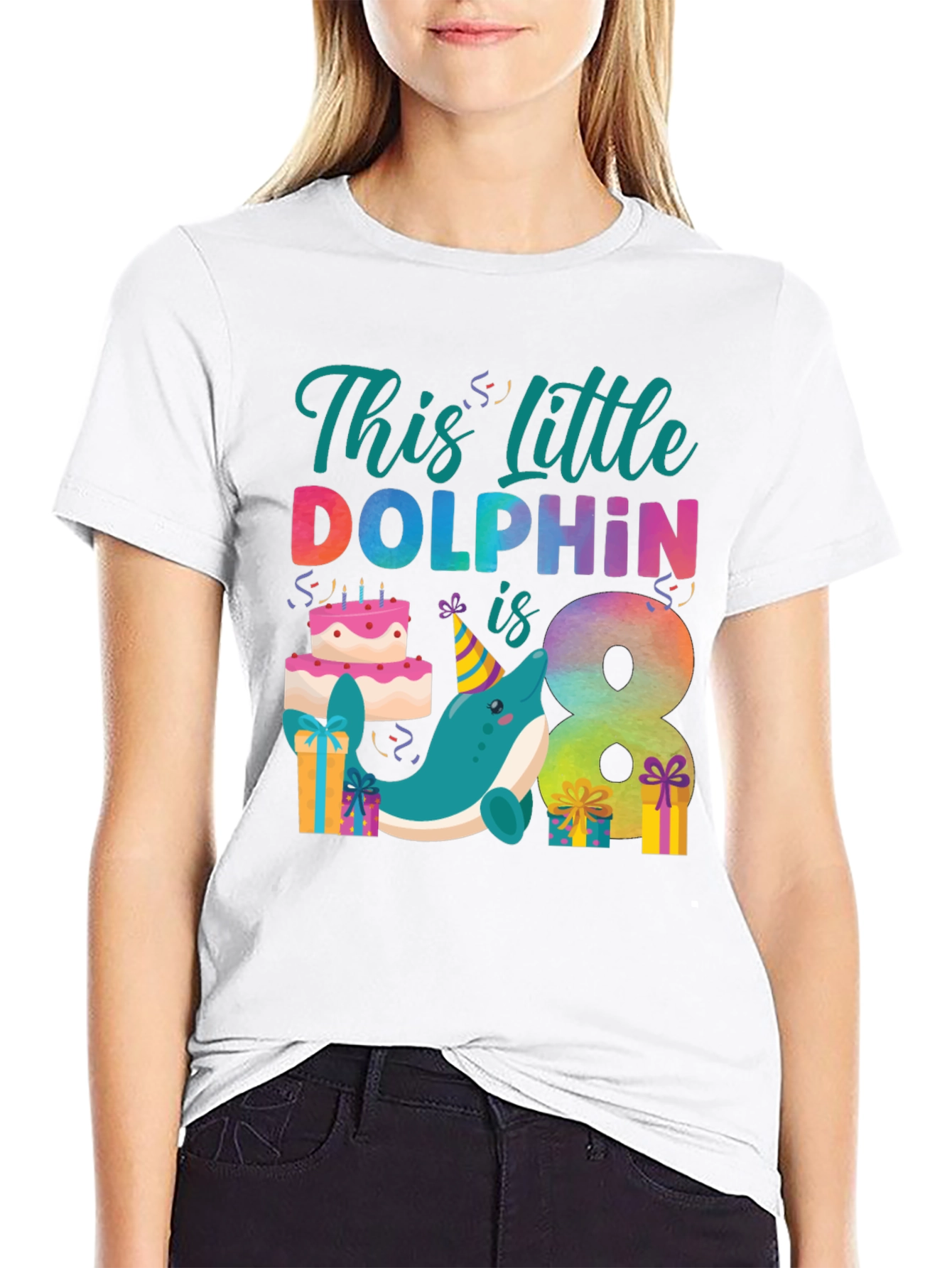 Dolphin 8th Birthday T-Shirt