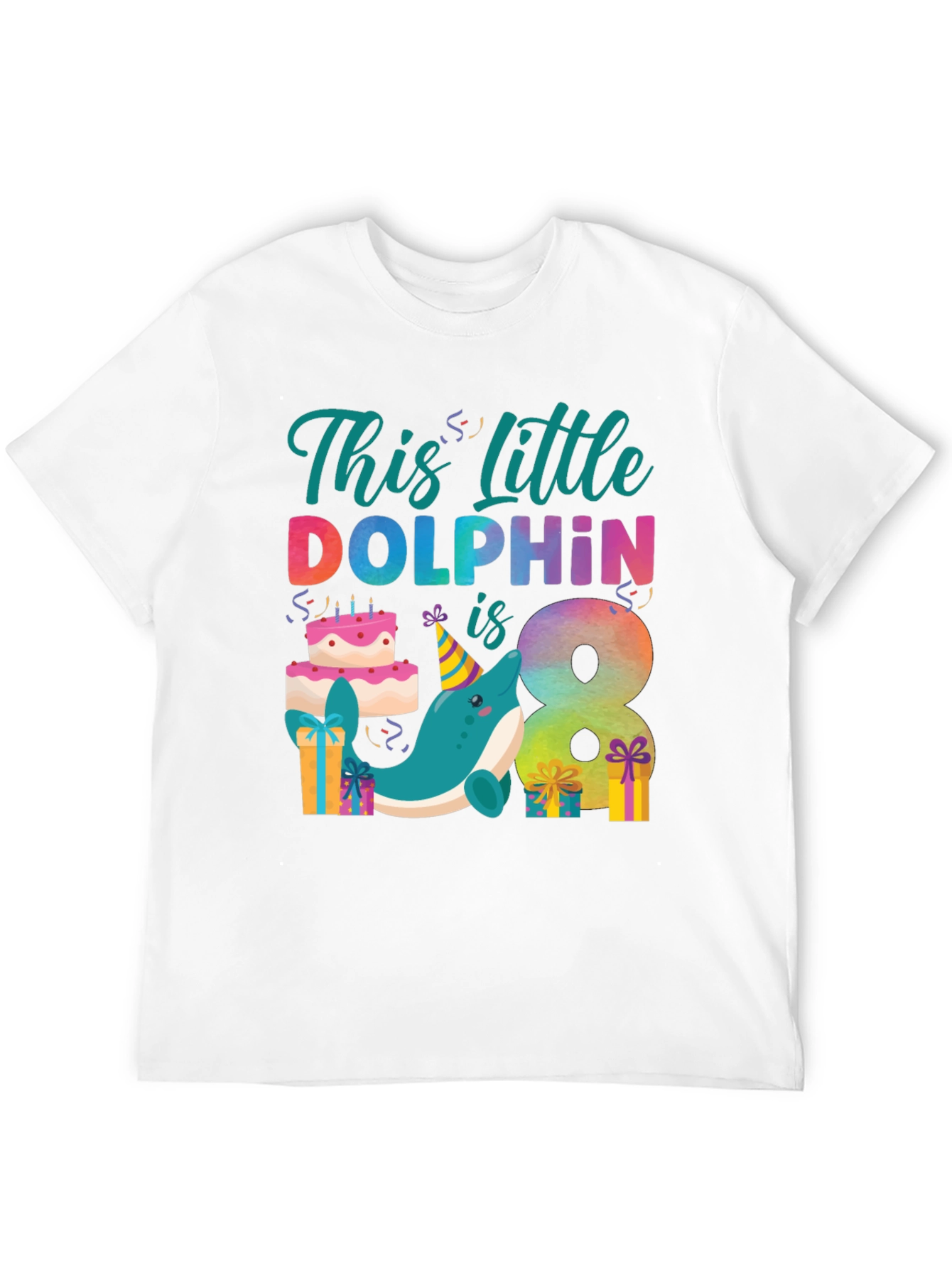 Dolphin 8th Birthday T-Shirt