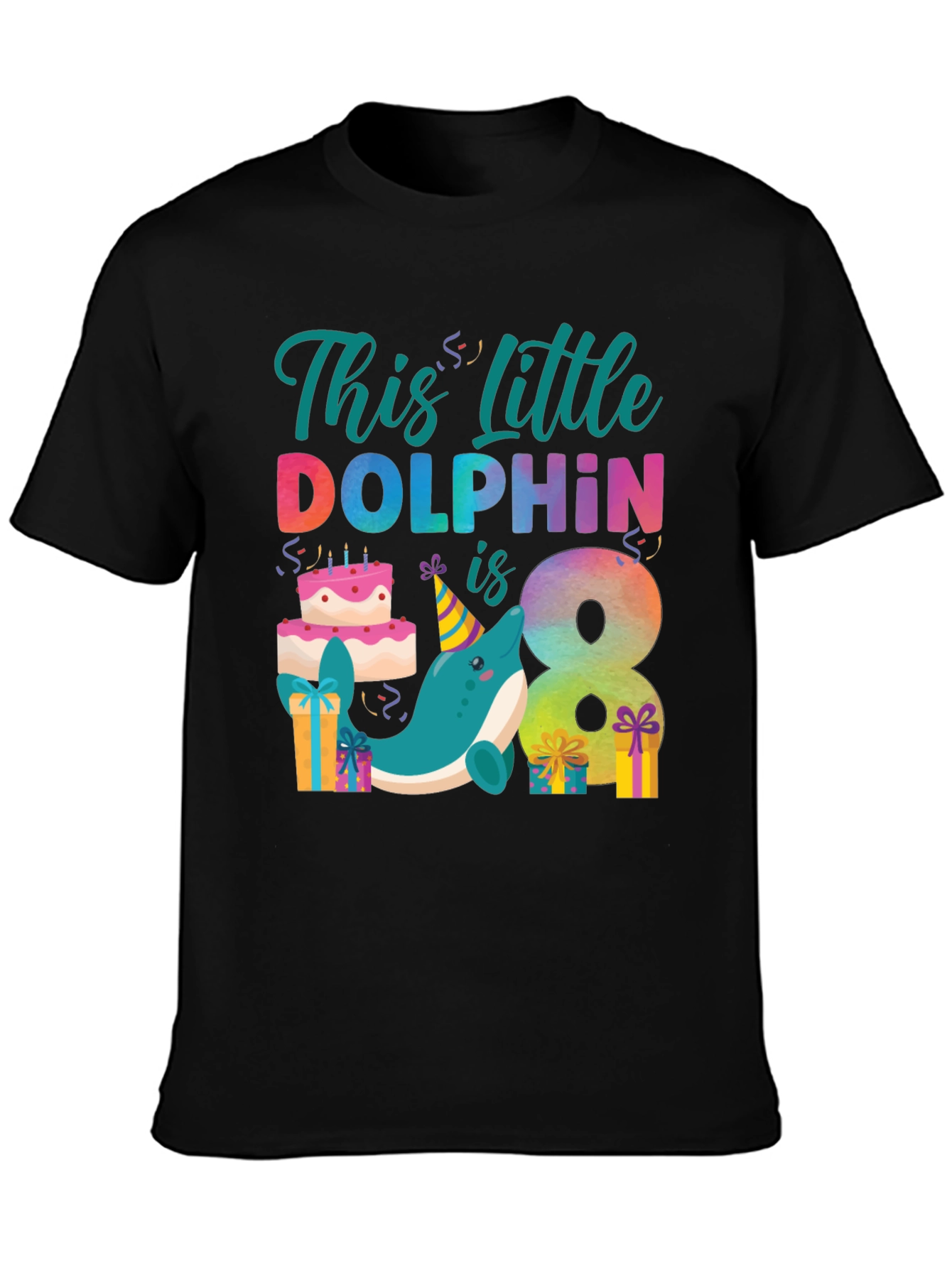 Dolphin 8th Birthday T-Shirt