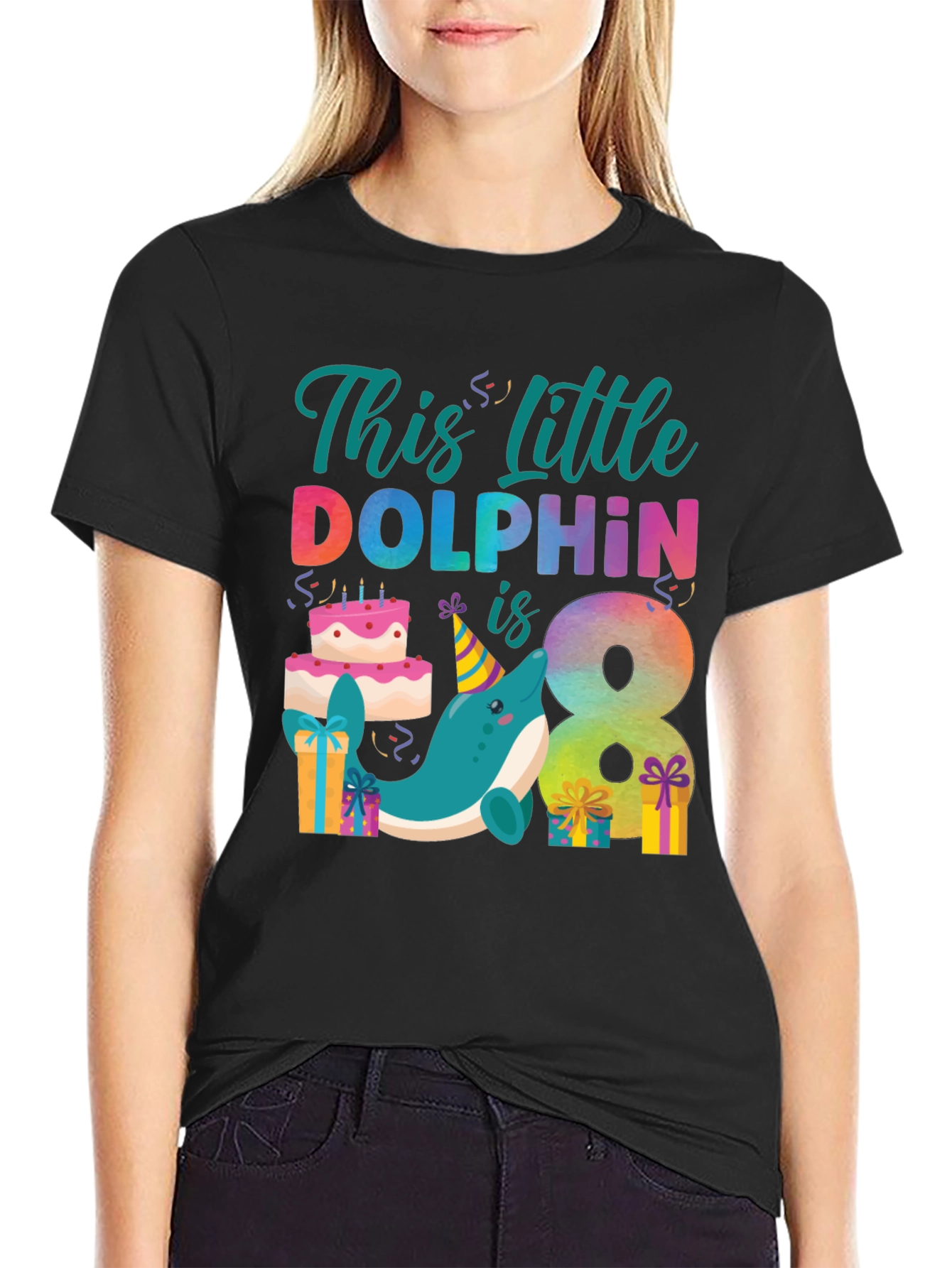 Dolphin 8th Birthday T-Shirt