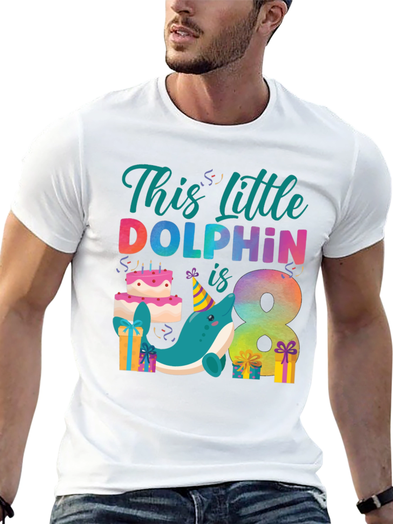 Dolphin 8th Birthday T-Shirt
