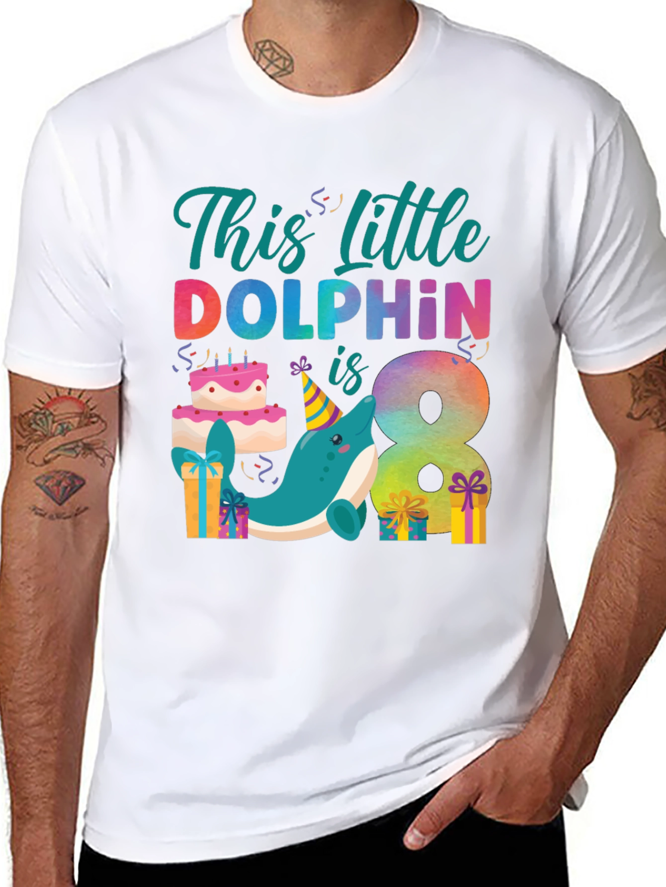 Dolphin 8th Birthday T-Shirt