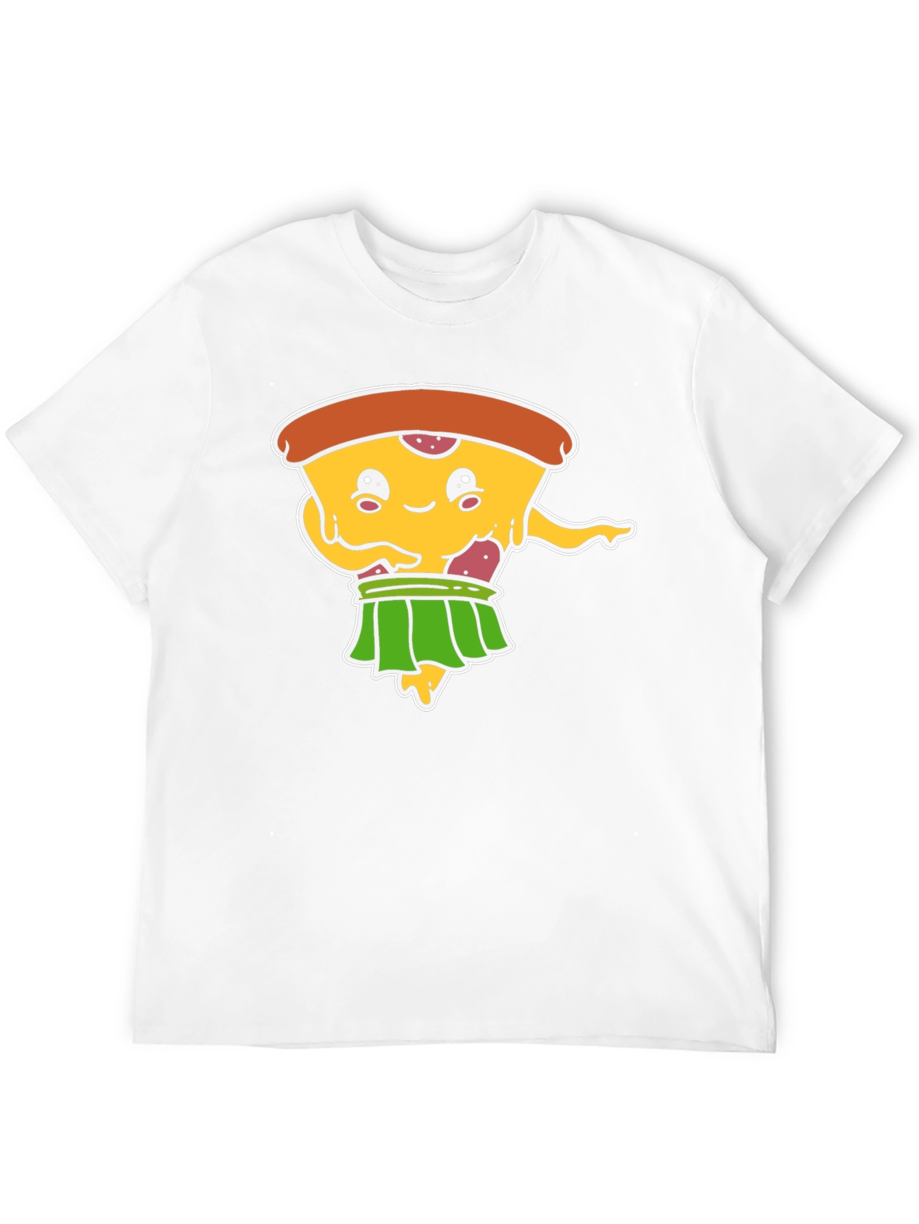 Pizza Hula Dancer Black T-Shirt
