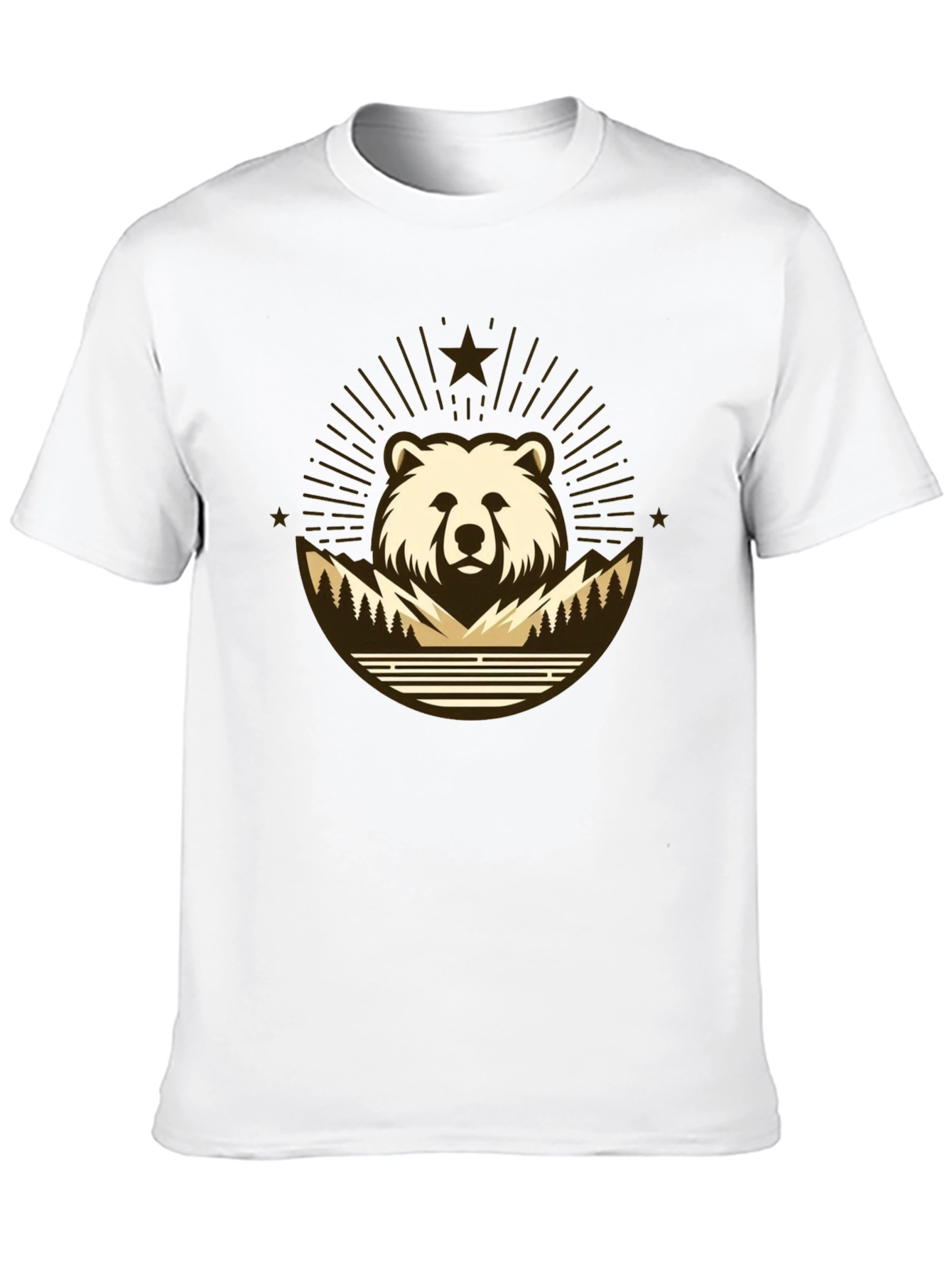 Bear Mountain T-Shirt - Nature Inspired Graphic Tee