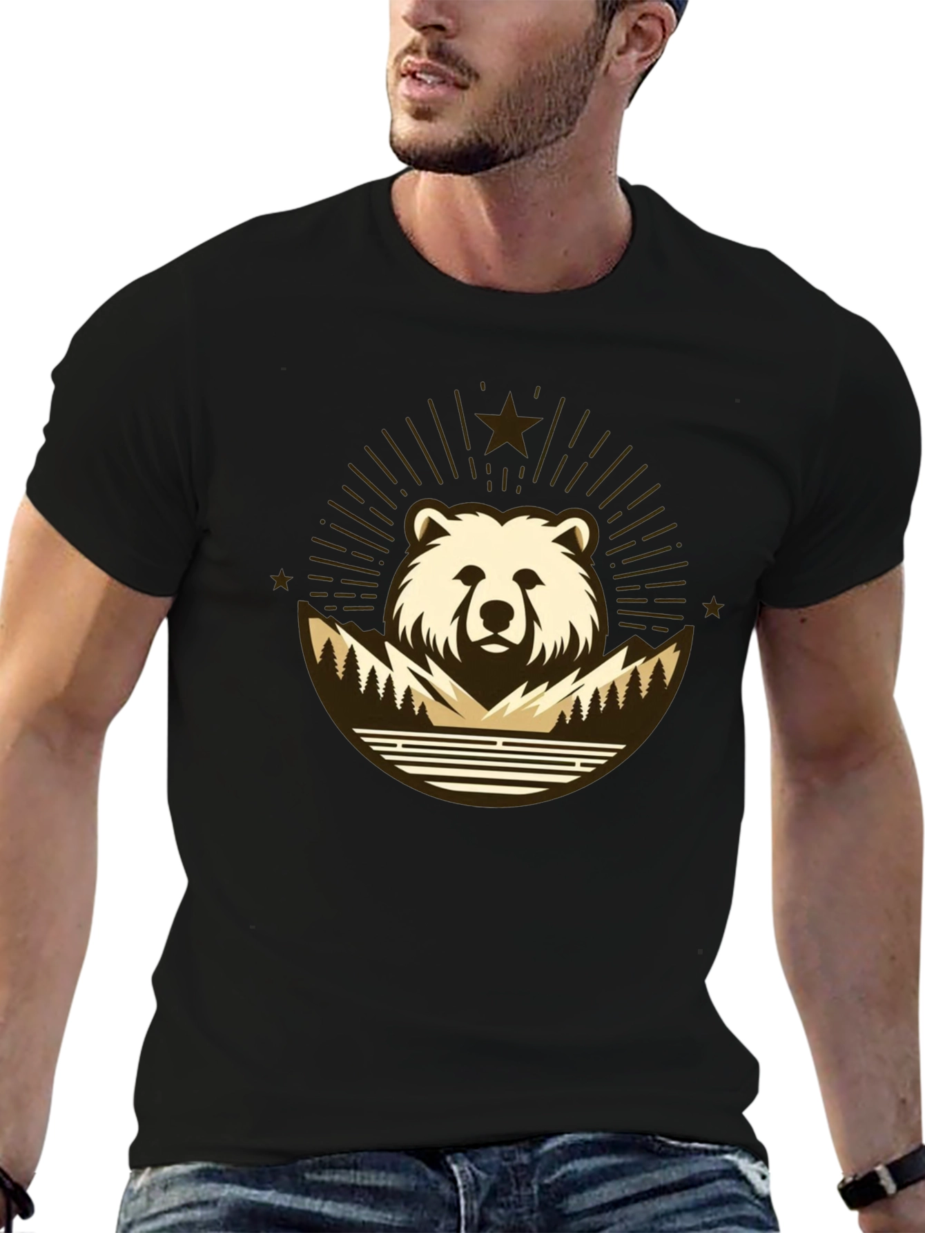 Bear Mountain T-Shirt - Nature Inspired Graphic Tee