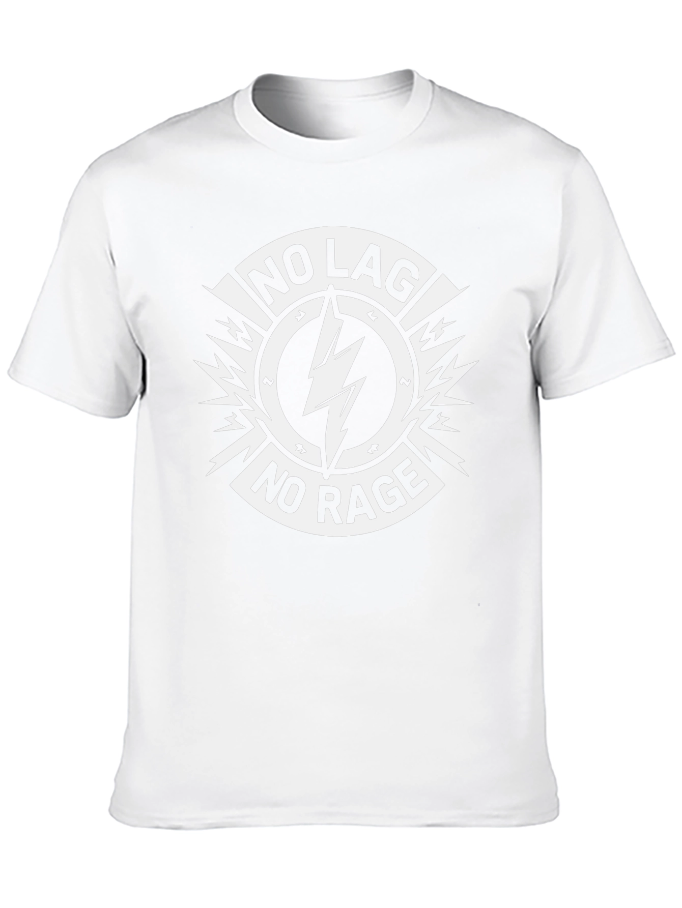 No Lag No Rage Graphic Tee - Black