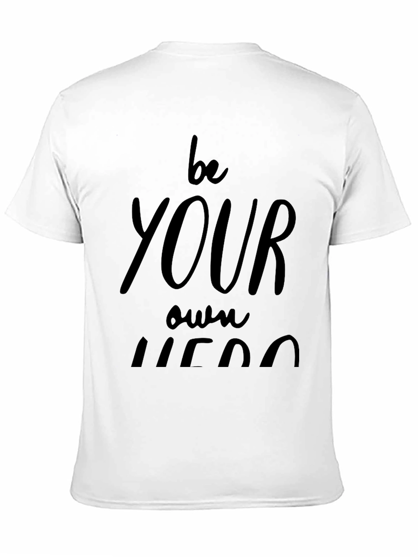 Be Your Own Hero Black Graphic Tee