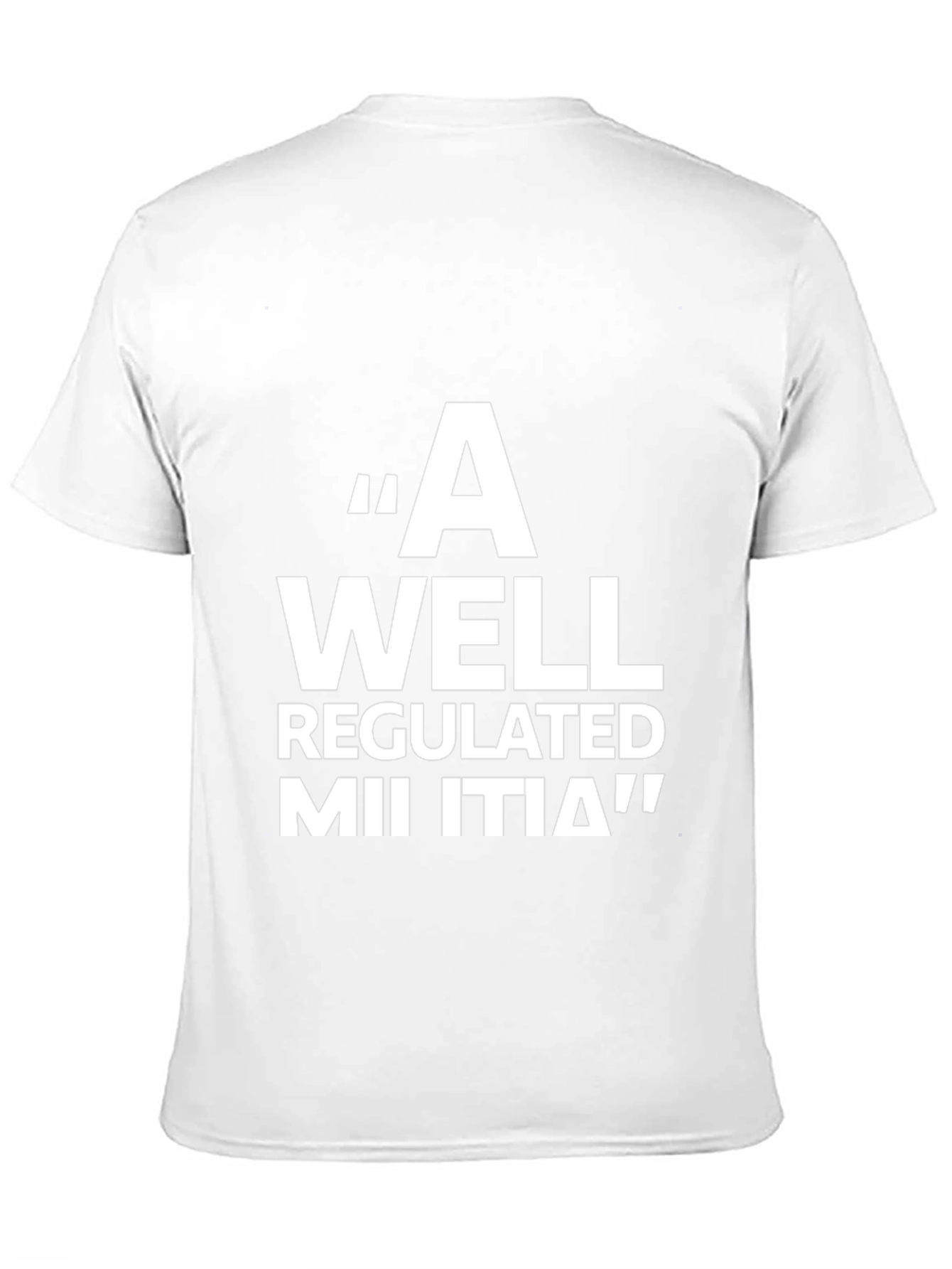A Well Regulated Militia Black T-Shirt