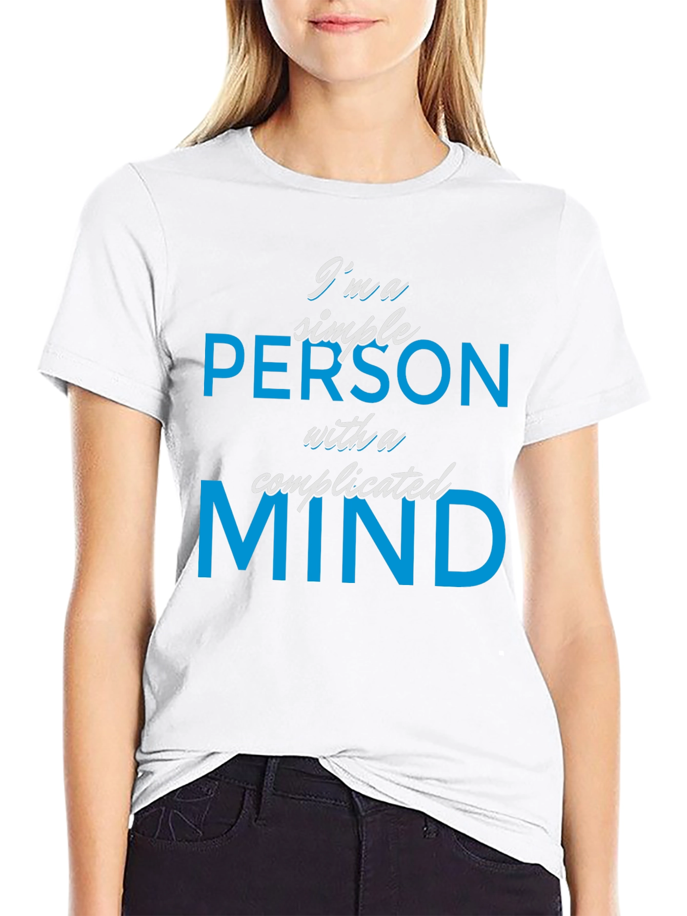 Simple Person Complicated Mind Graphic Tee