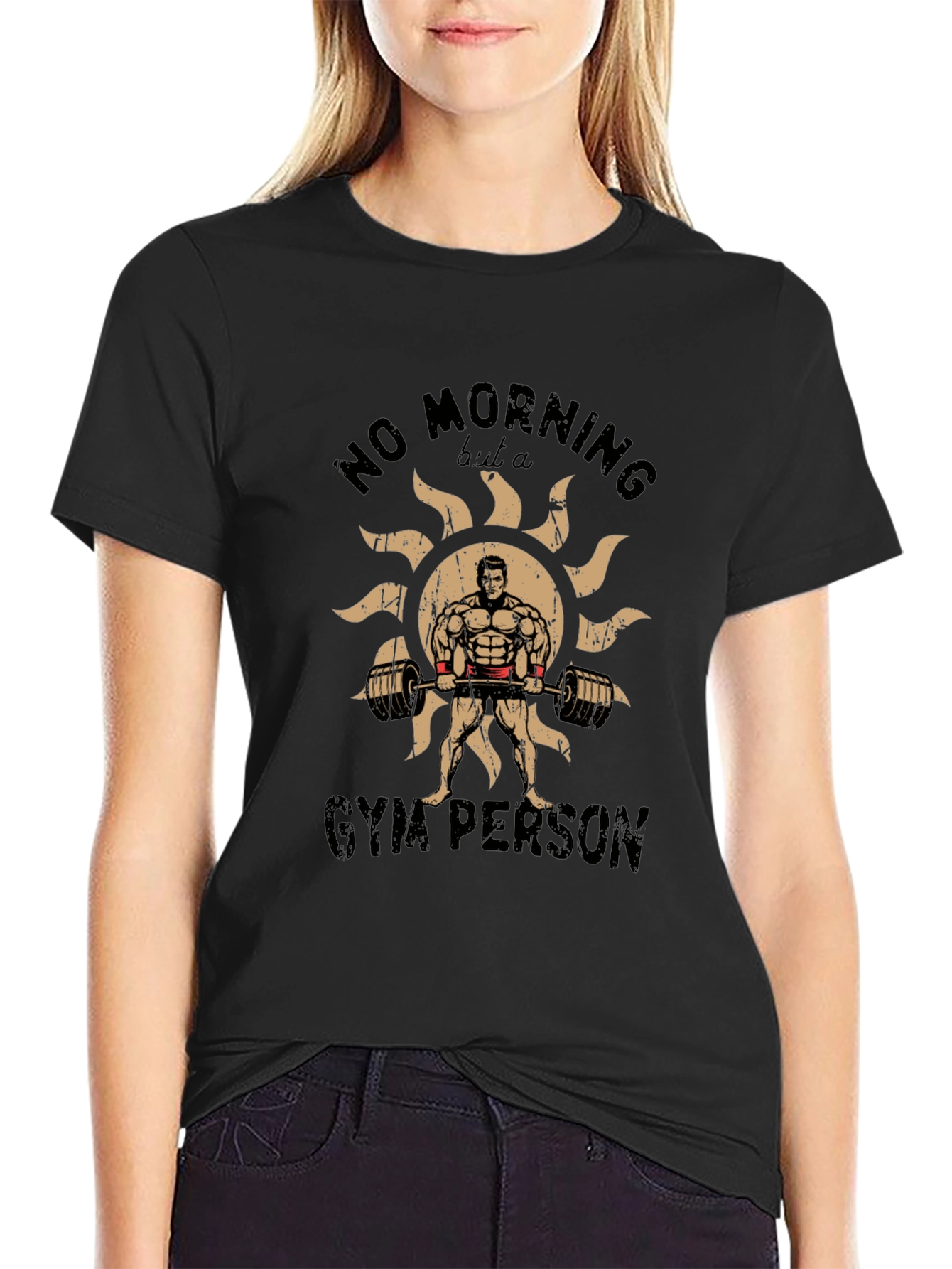 Gym Person Graphic T-Shirt