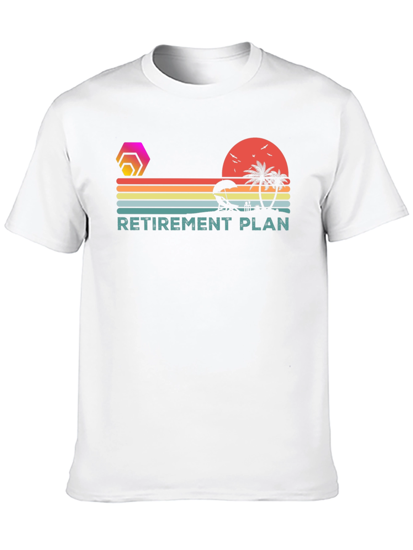 Retirement Plan Beach Graphic Tee