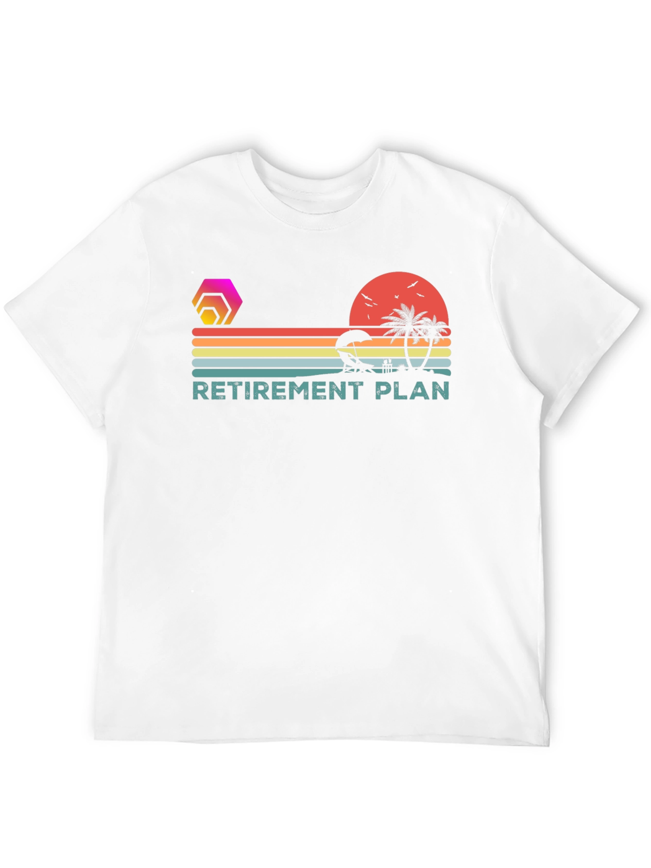 Retirement Plan Beach Graphic Tee