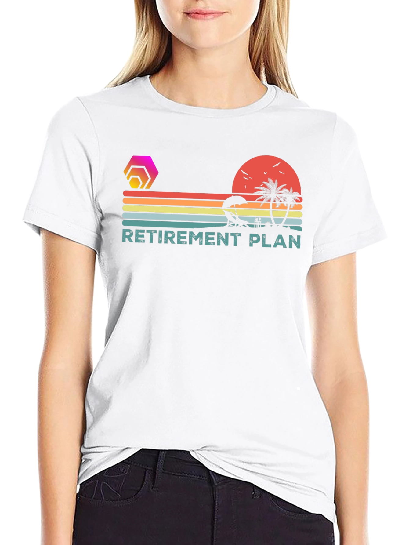 Retirement Plan Beach Graphic Tee