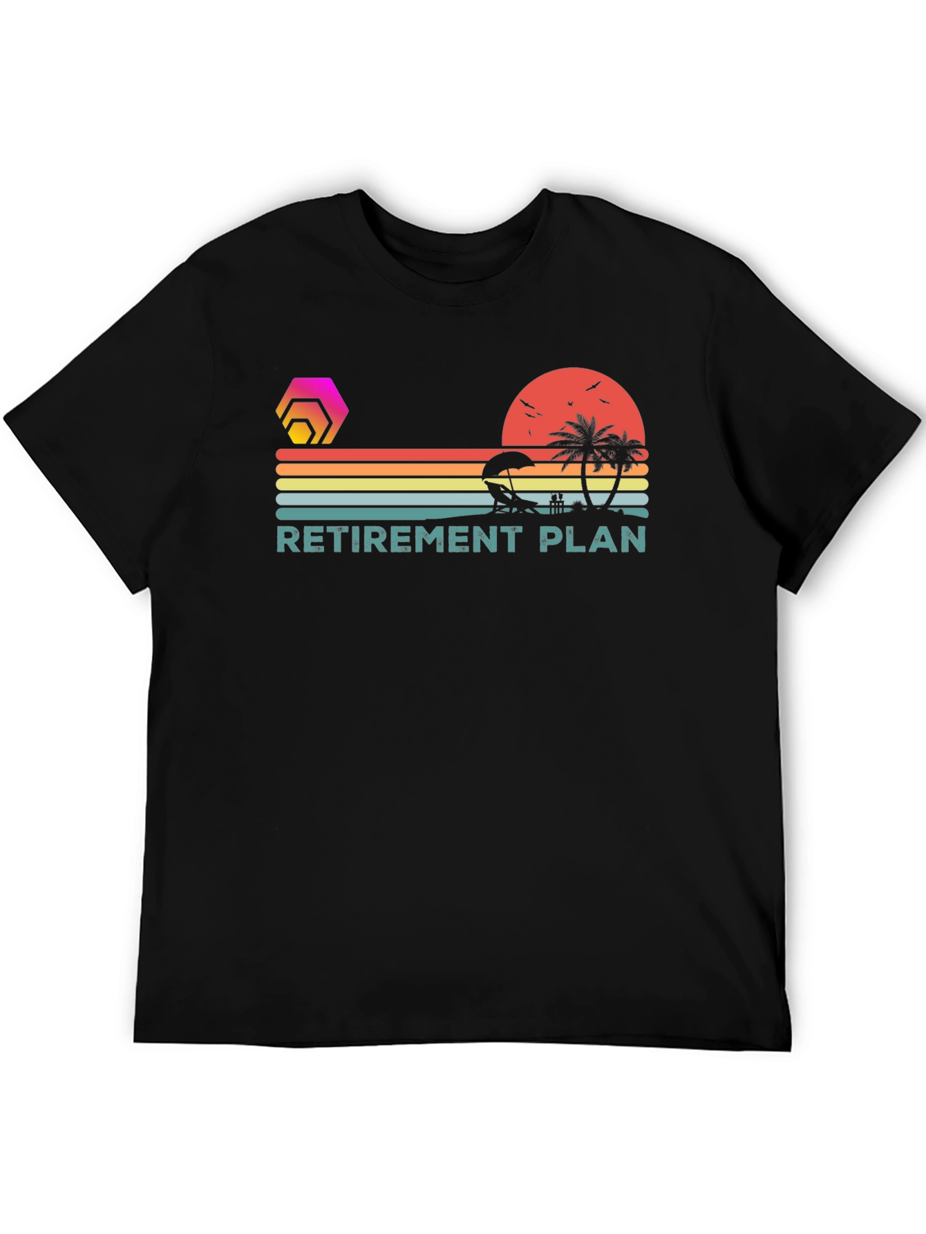Retirement Plan Beach Graphic Tee