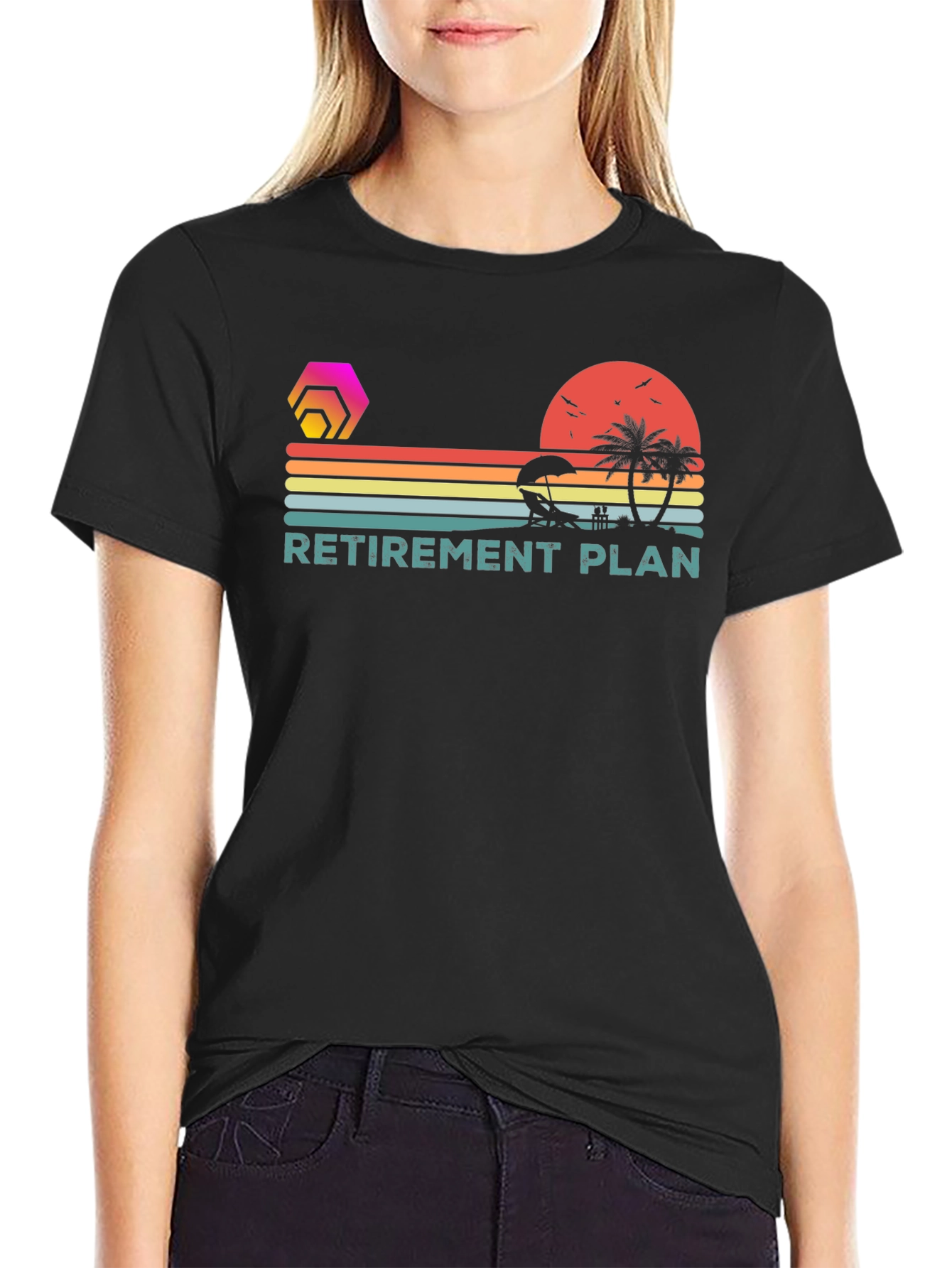 Retirement Plan Beach Graphic Tee