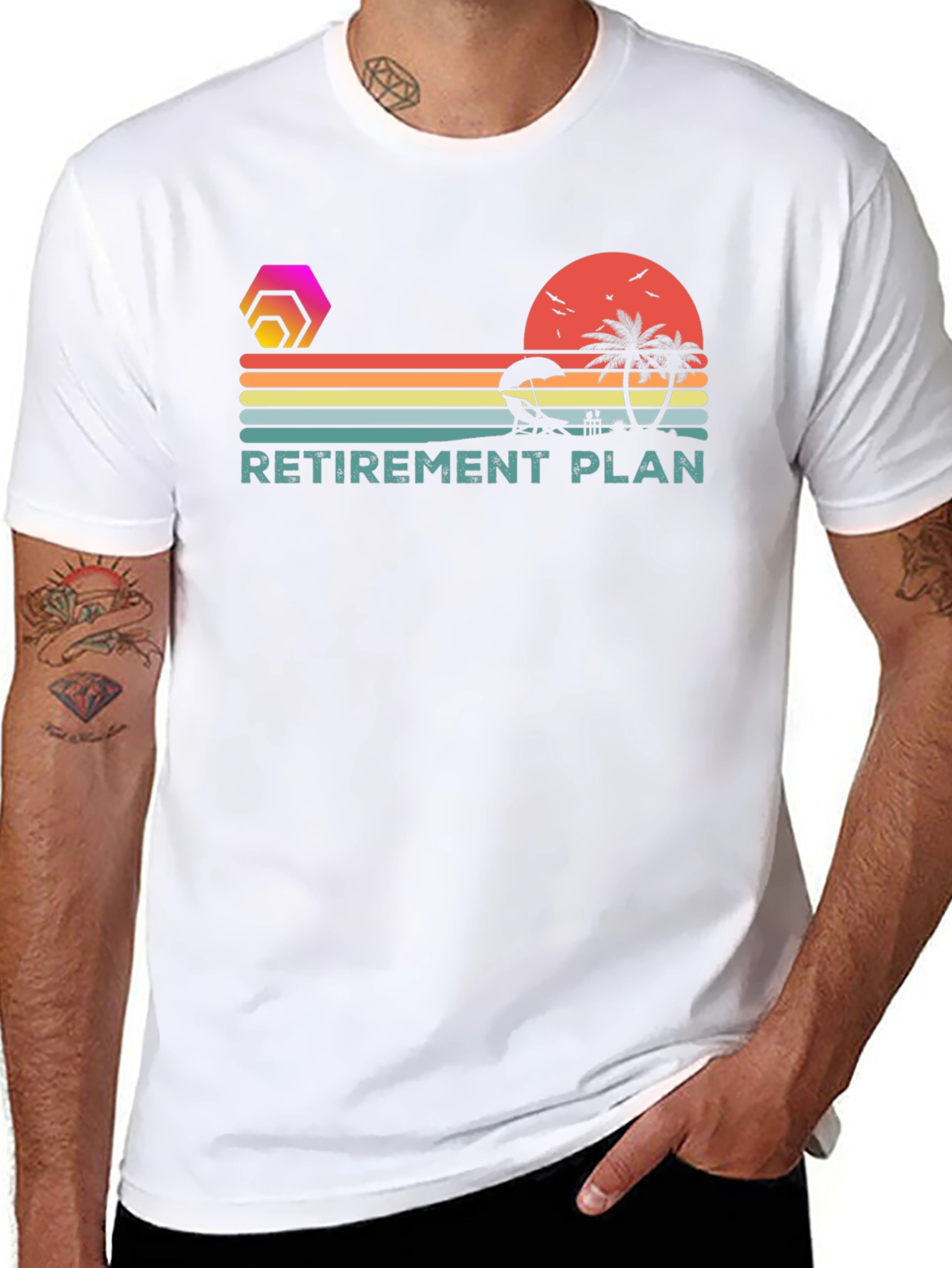 Retirement Plan Beach Graphic Tee