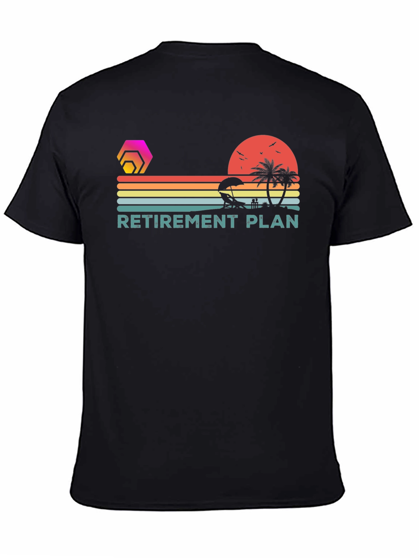 Retirement Plan Beach Graphic Tee